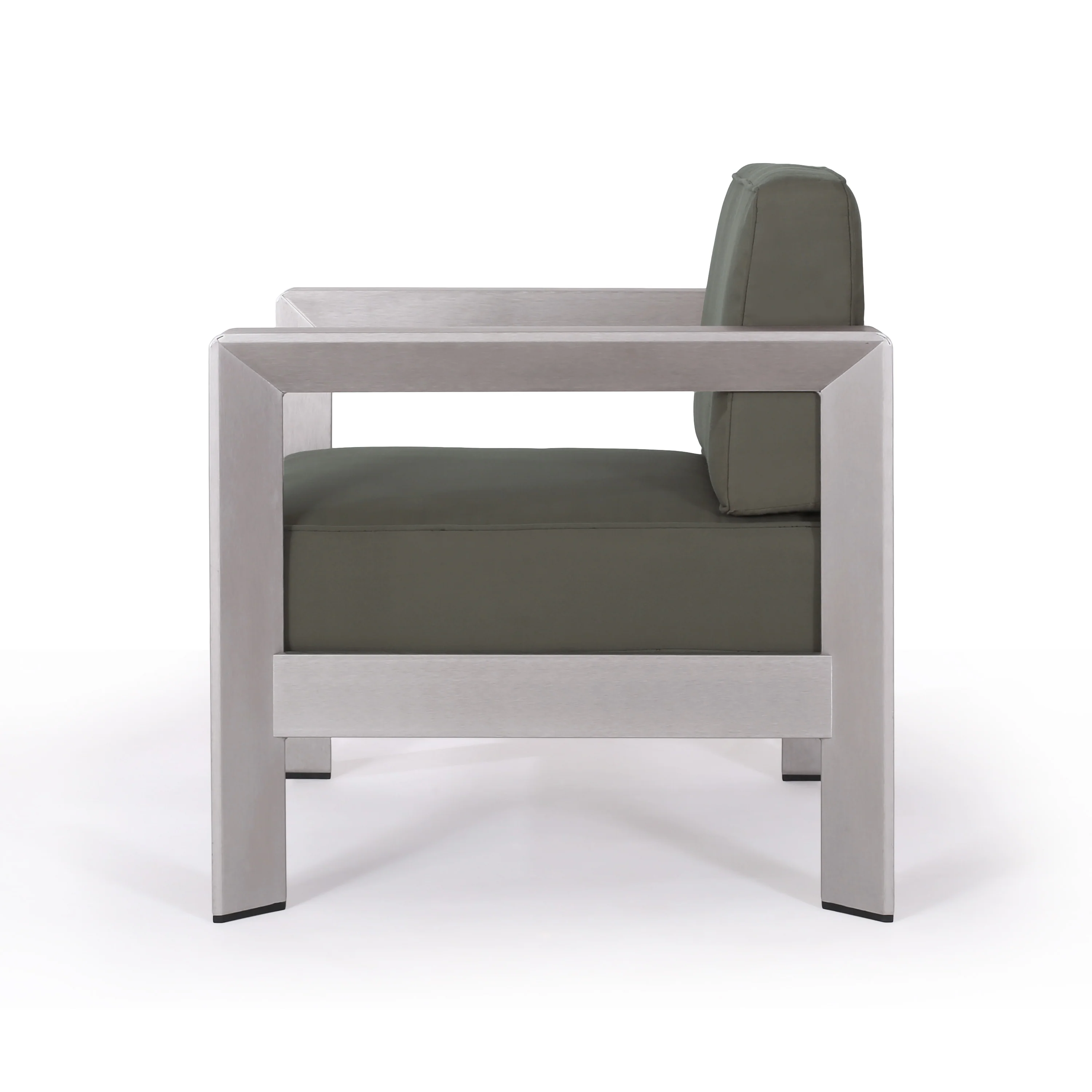Booth Outdoor Aluminum Club Chairs - furnishings