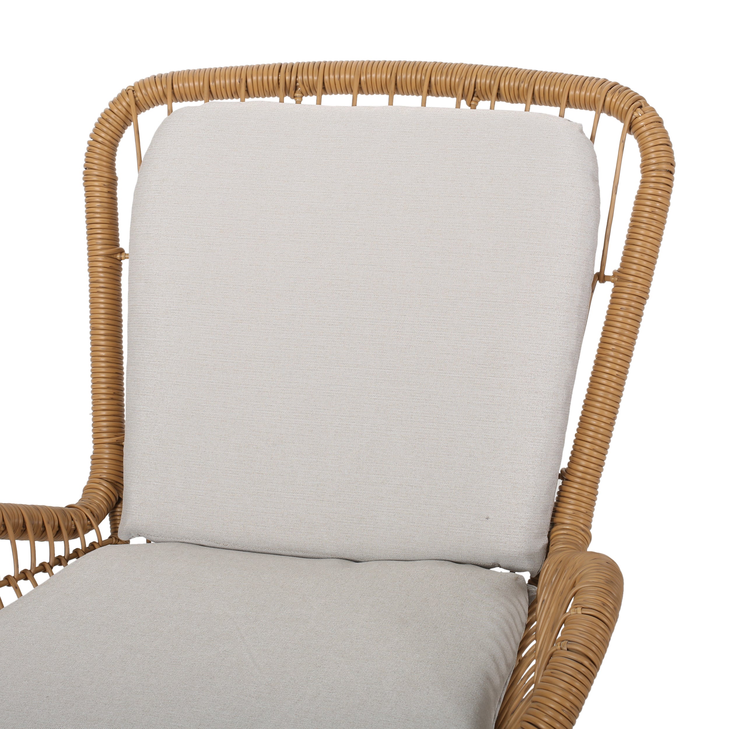 Averyrose Outdoor Wicker Chat Set with Cushions - furnishings