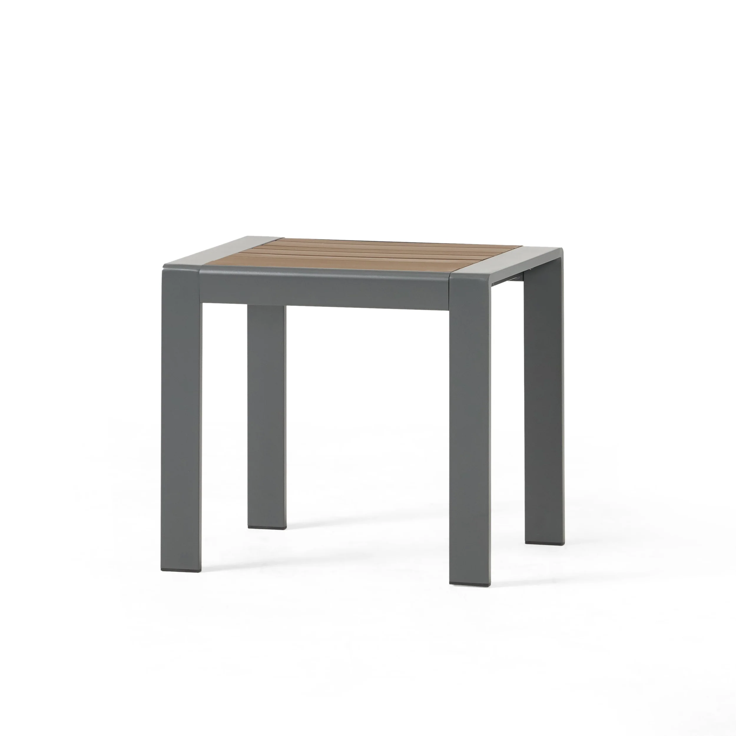 Trimble Outdoor Aluminum Side Table - furnishings