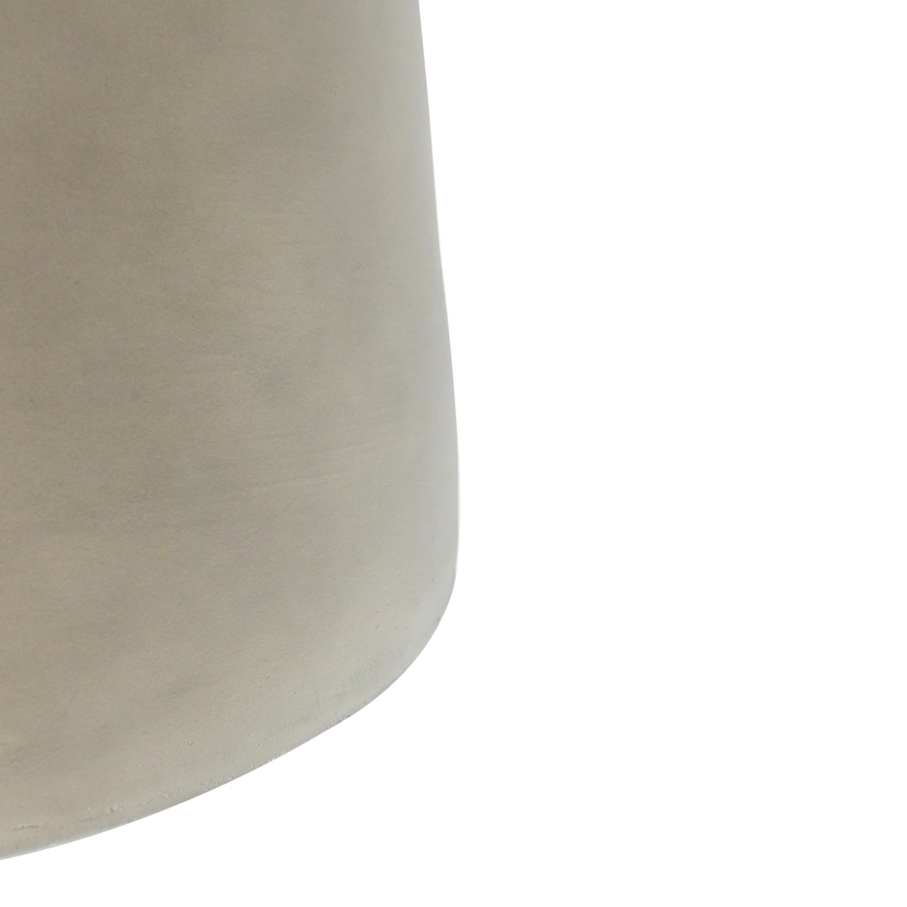 Briar Outdoor Round Concrete Accent Table, Light Grey - furnishings