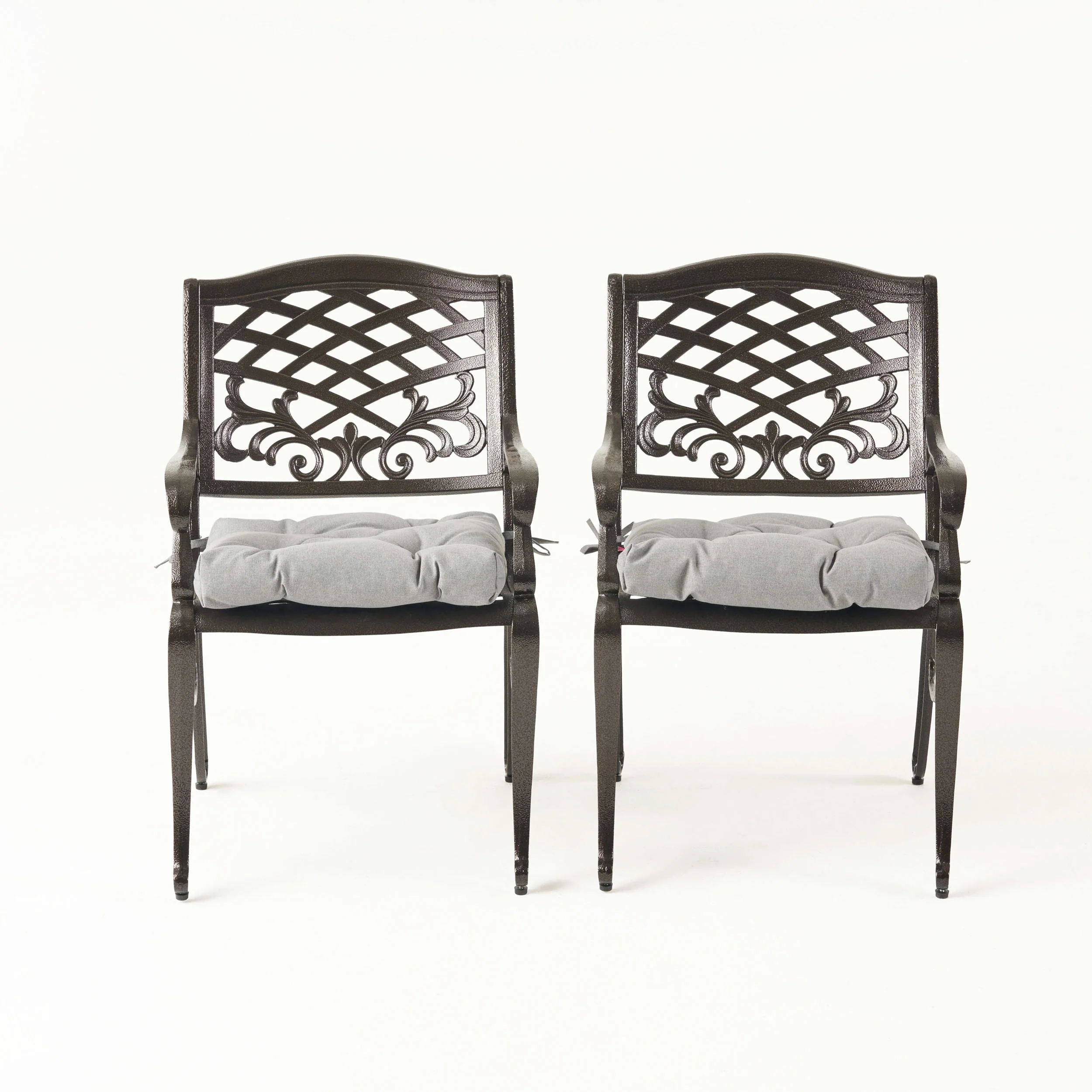 Laura Outdoor Dining Chair with Cushion (Set of 2) - furnishings