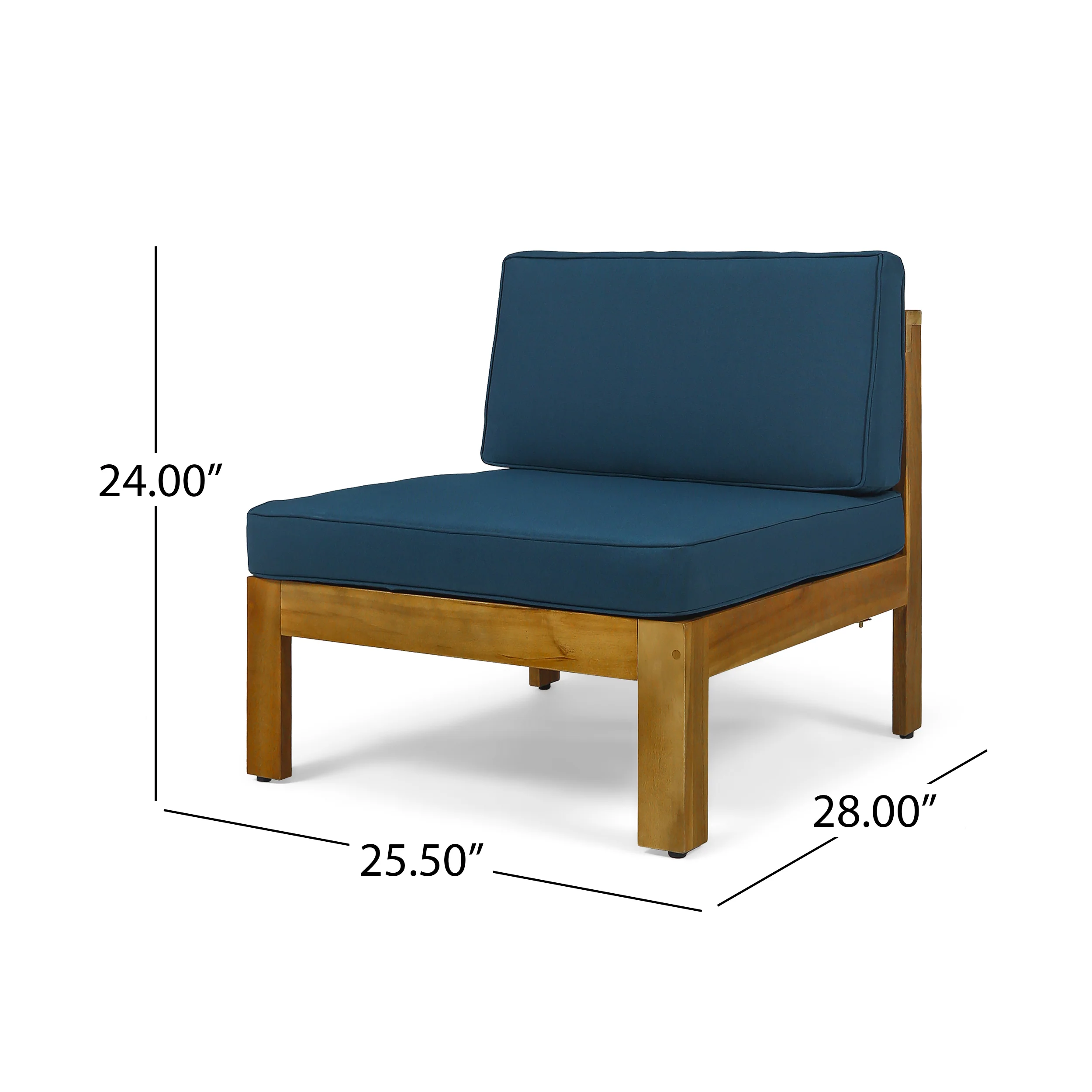 Canal Outdoor 5 Piece Acacia Wood Sofa Set - furnishings