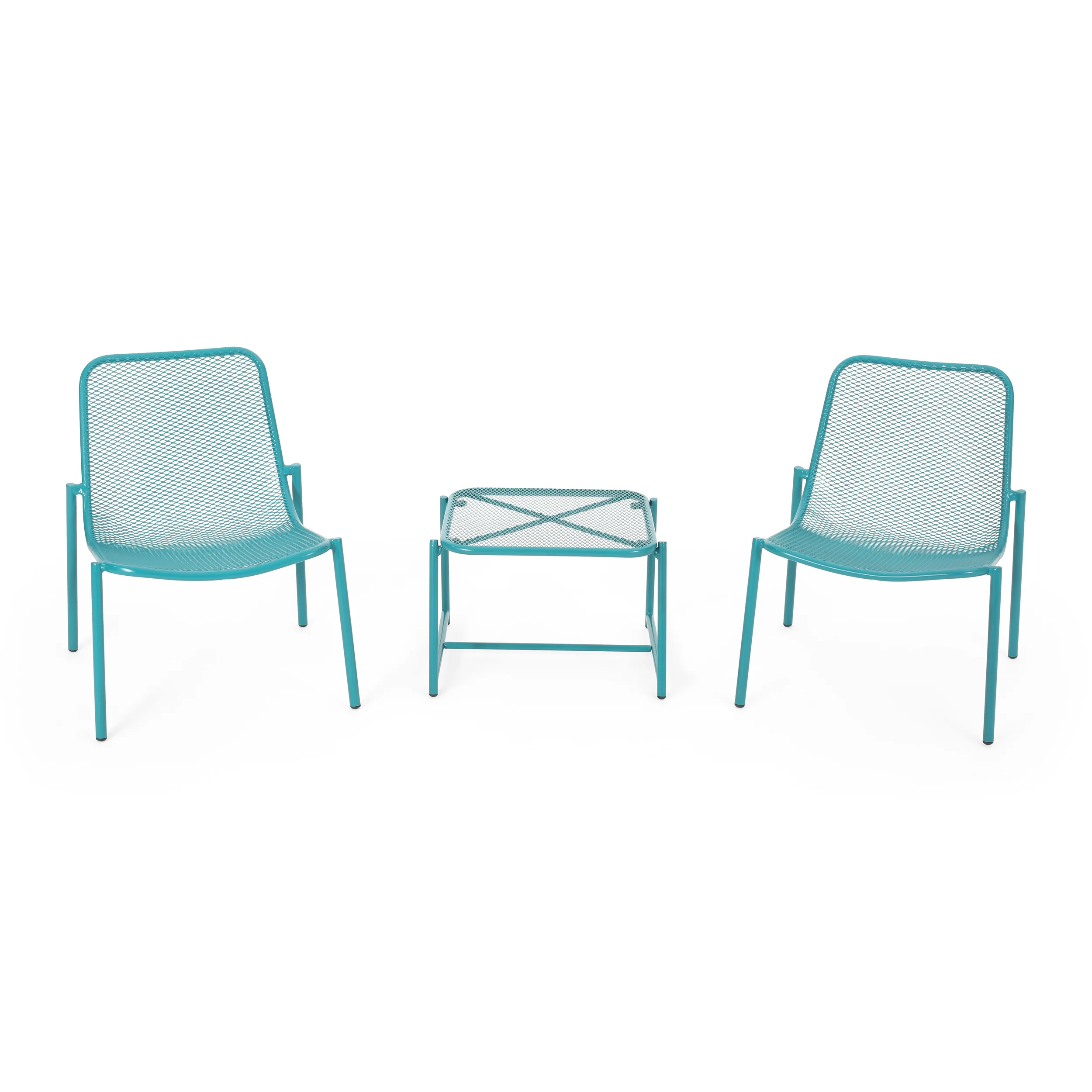 Brenner Outdoor Modern 2 Seater Chat Set - furnishings