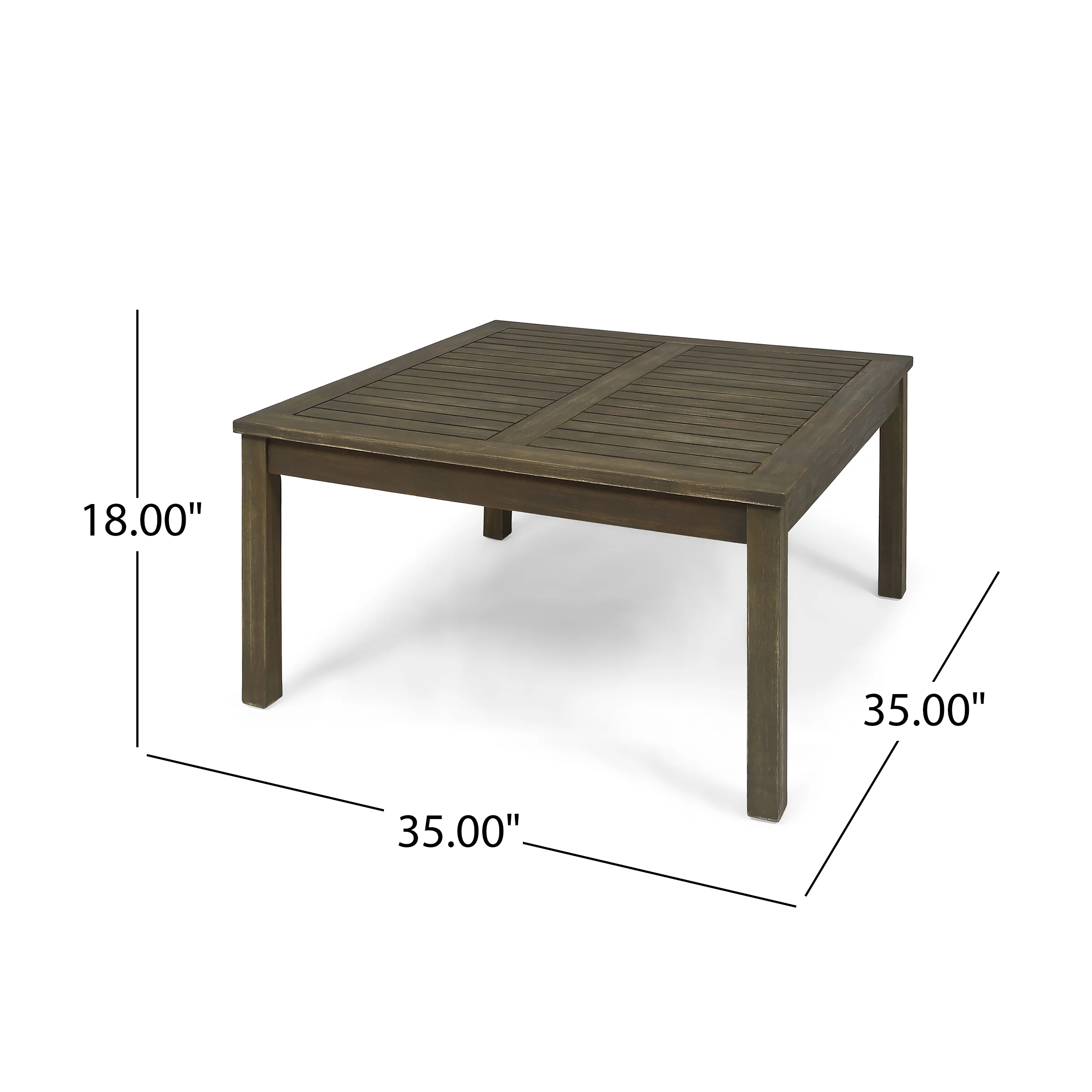 Abena Outdoor Acacia Wood Coffee Table - furnishings