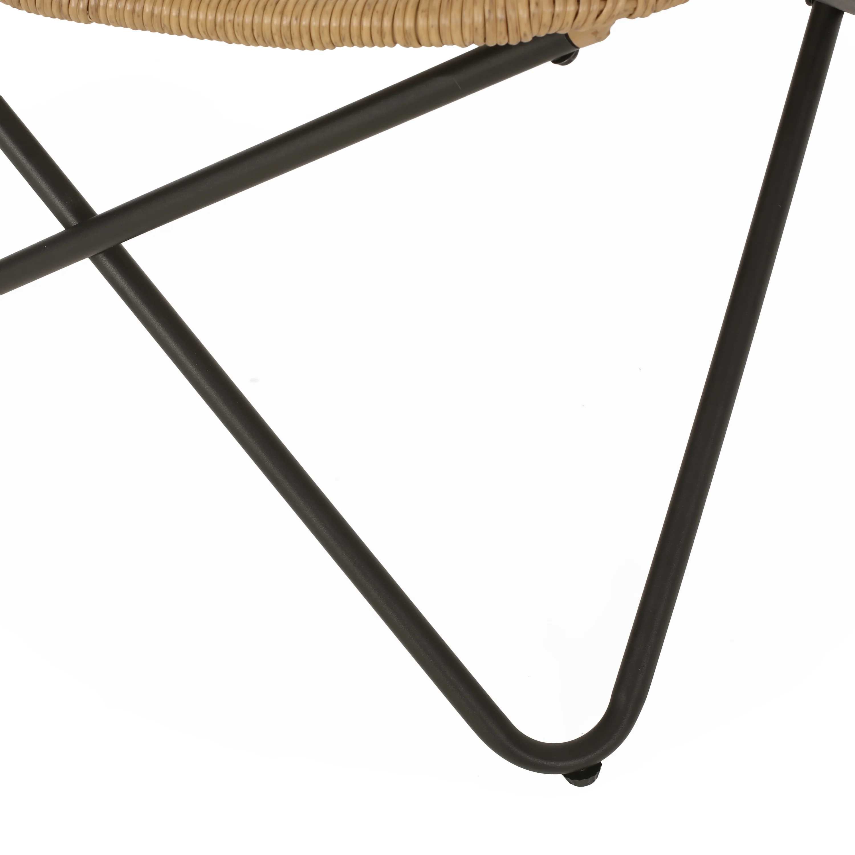 Juan Outdoor Wicker Accent Chairs, Set of 2 - furnishings
