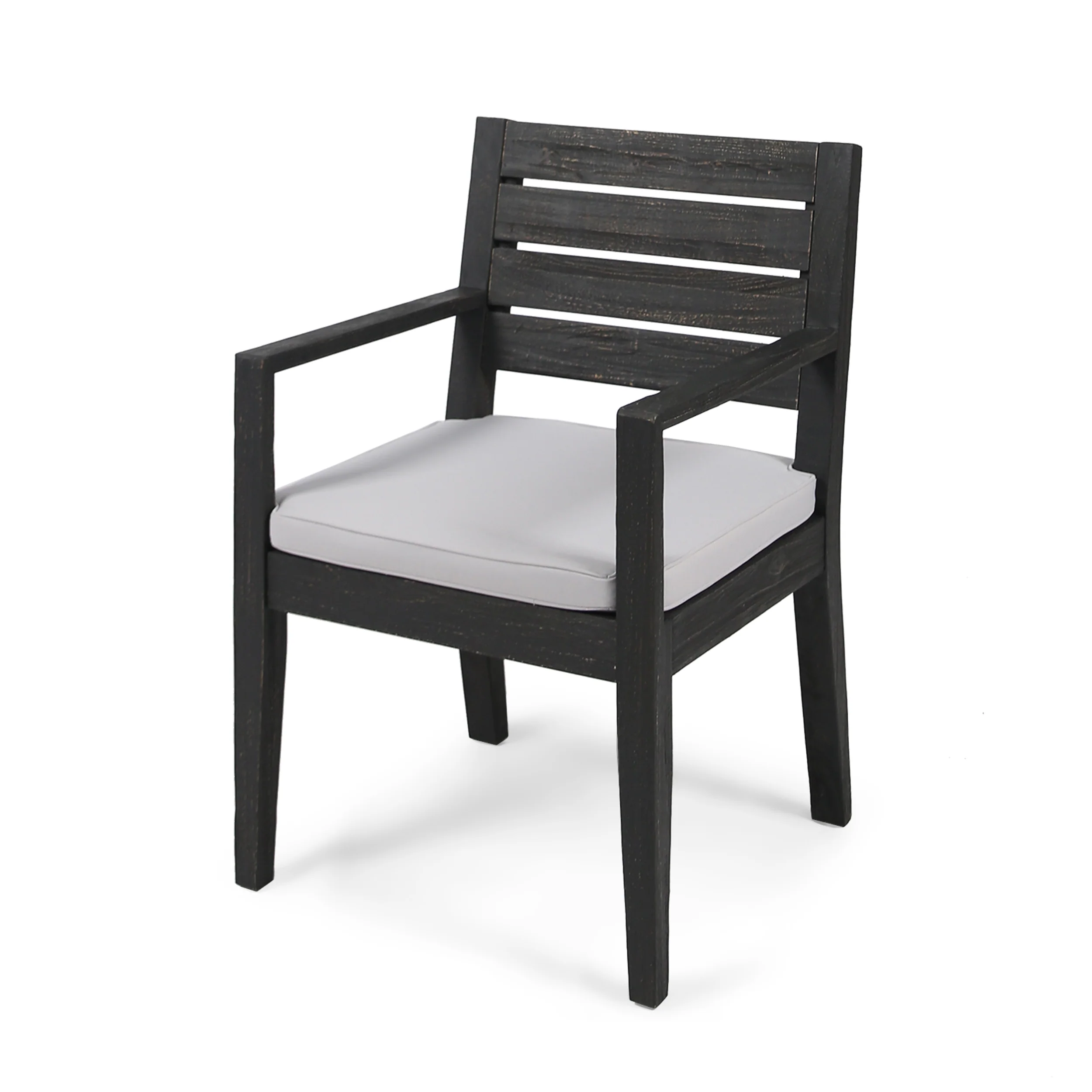 Eric Outdoor Acacia Wood Dining Chairs - furnishings