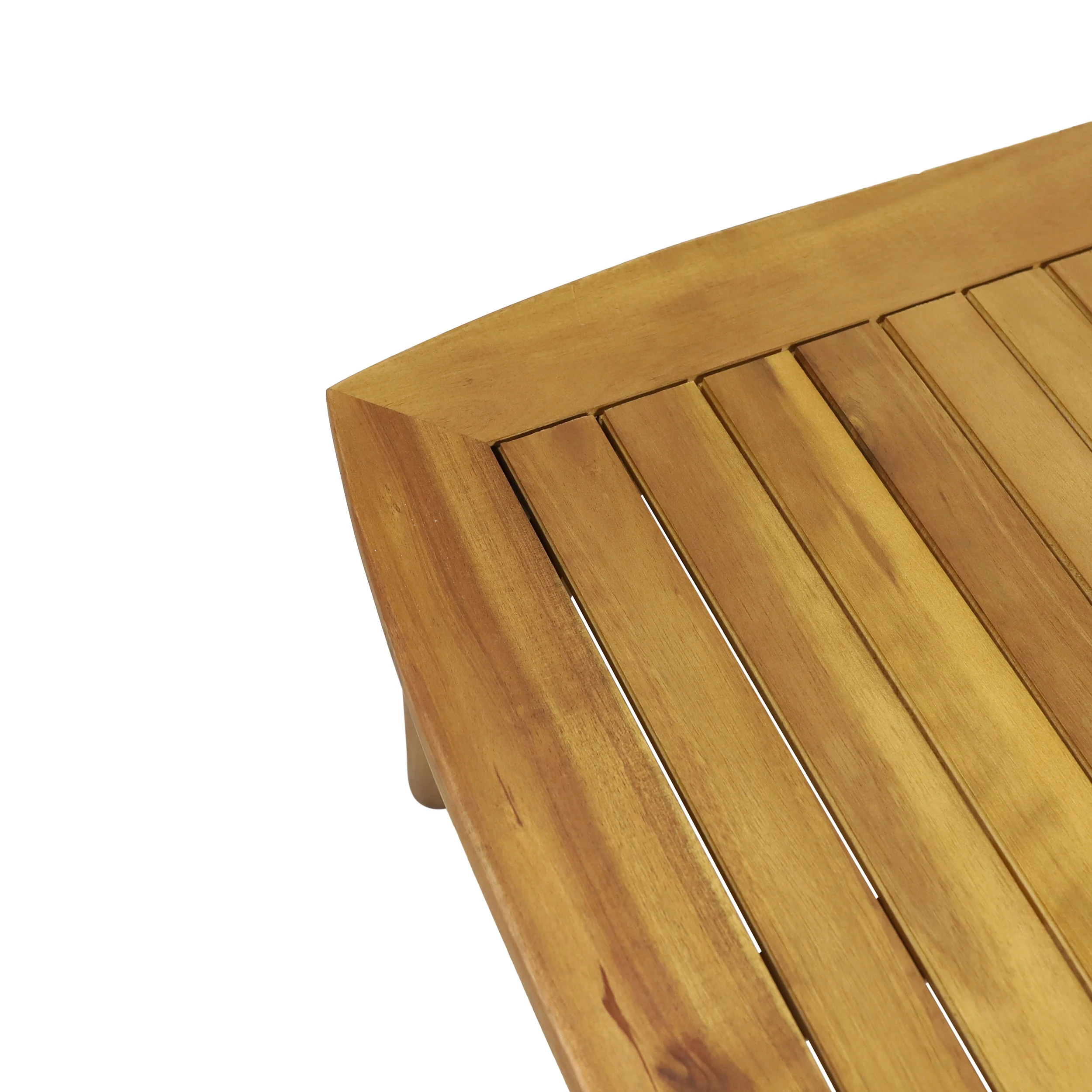 Emmry Outdoor Acacia Wood Loveseat Set with Coffee Table - furnishings