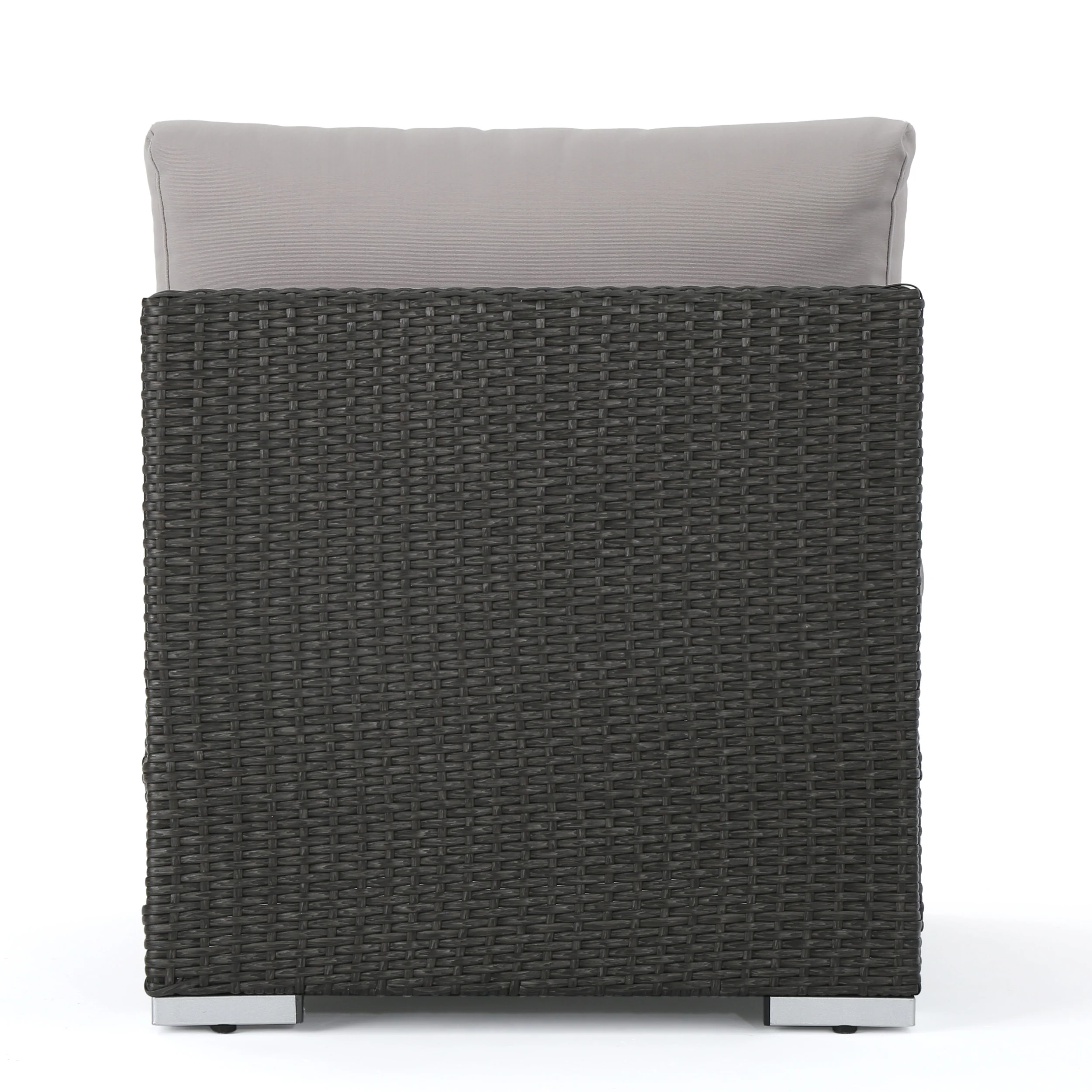 Francisco Outdoor Wicker Sectional Sofa Seat w/ Cushions - furnishings
