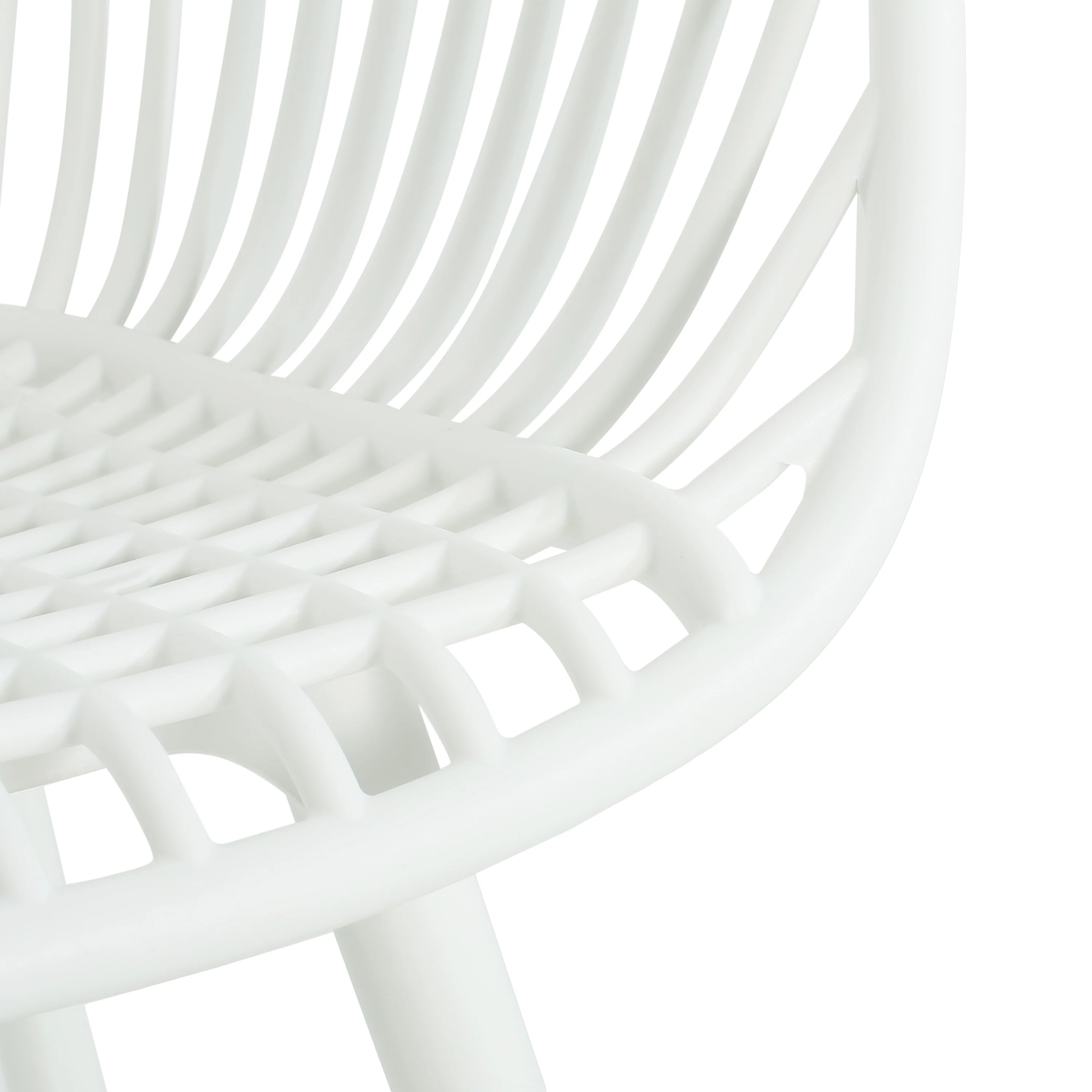 El Camino Indoor & Outdoor Polypropelene Plastic Accent Chairs, Set of 2 - furnishings