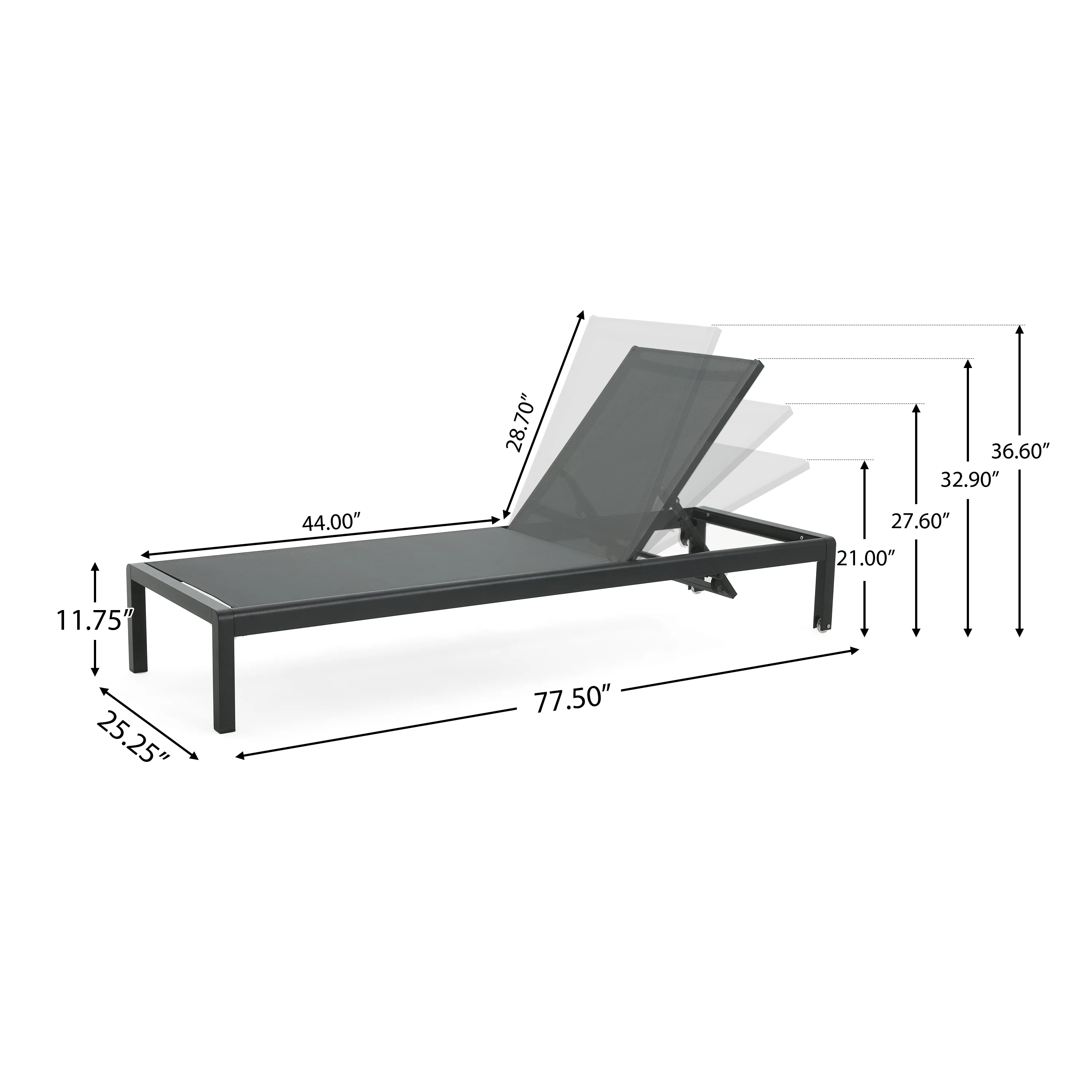 Crested Bay Chaise Lounges (Set of 2) - furnishings
