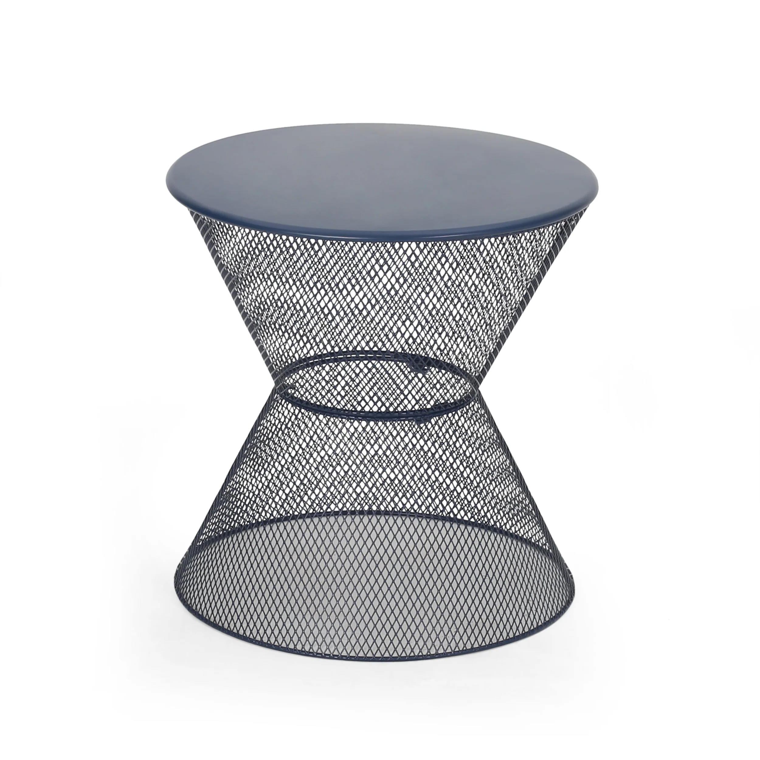 Tristian Modern Outdoor Iron Side Table - furnishings