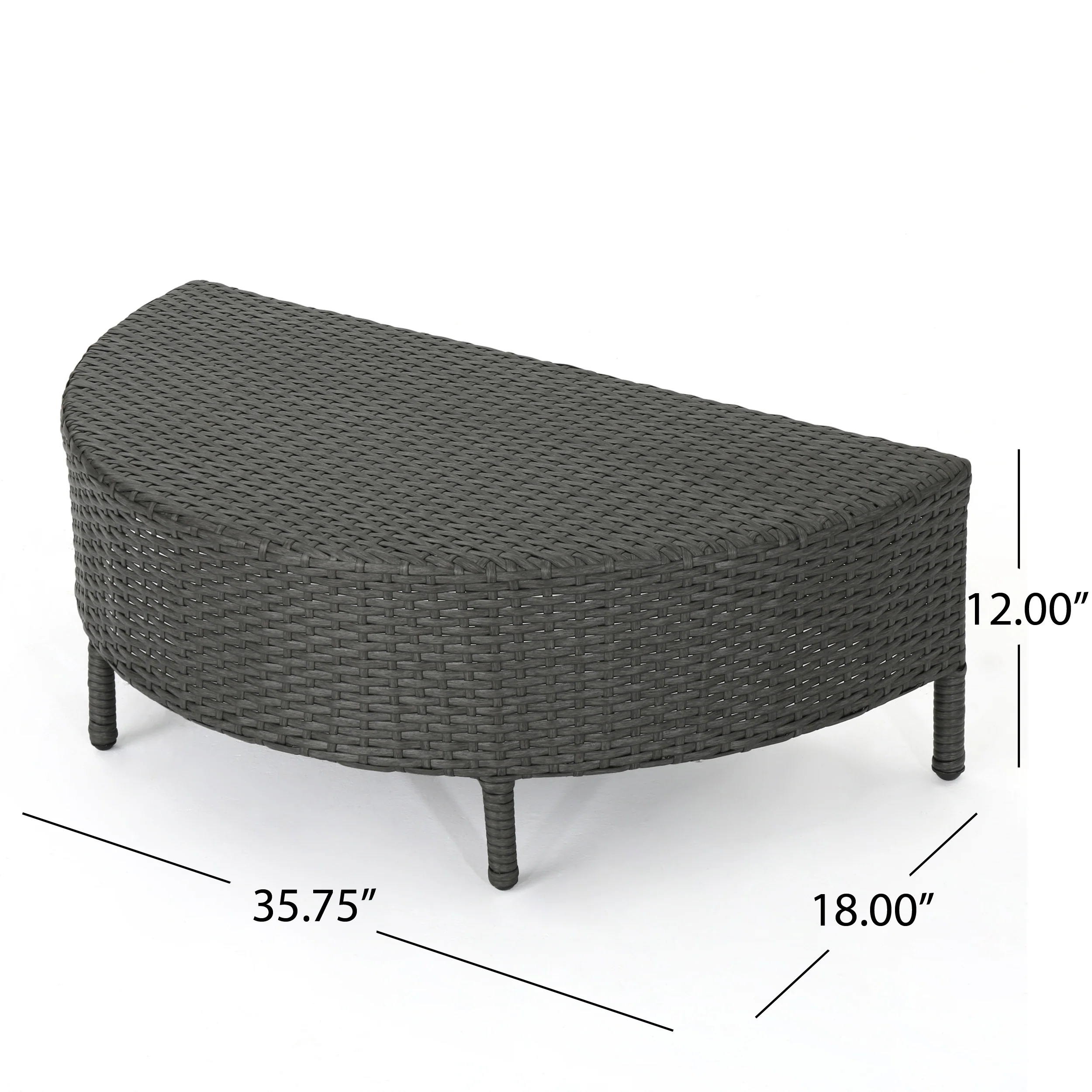 Venice Outdoor 10 Piece Gray Wicker Sectional Sofa Set with Teal Cushions - furnishings