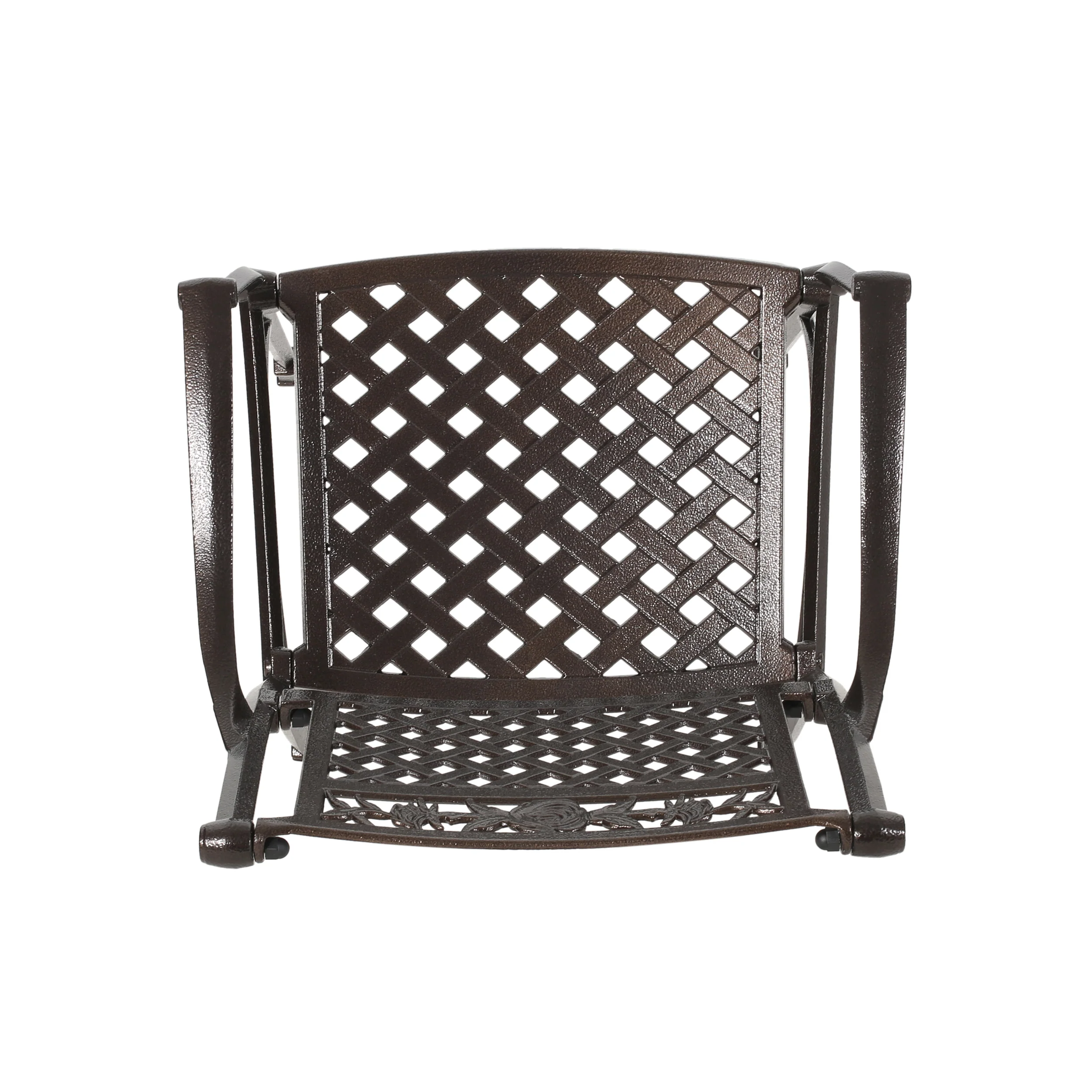 Ridgecrest Traditional Outdoor Aluminum Dining Chair (Set of 2) - furnishings