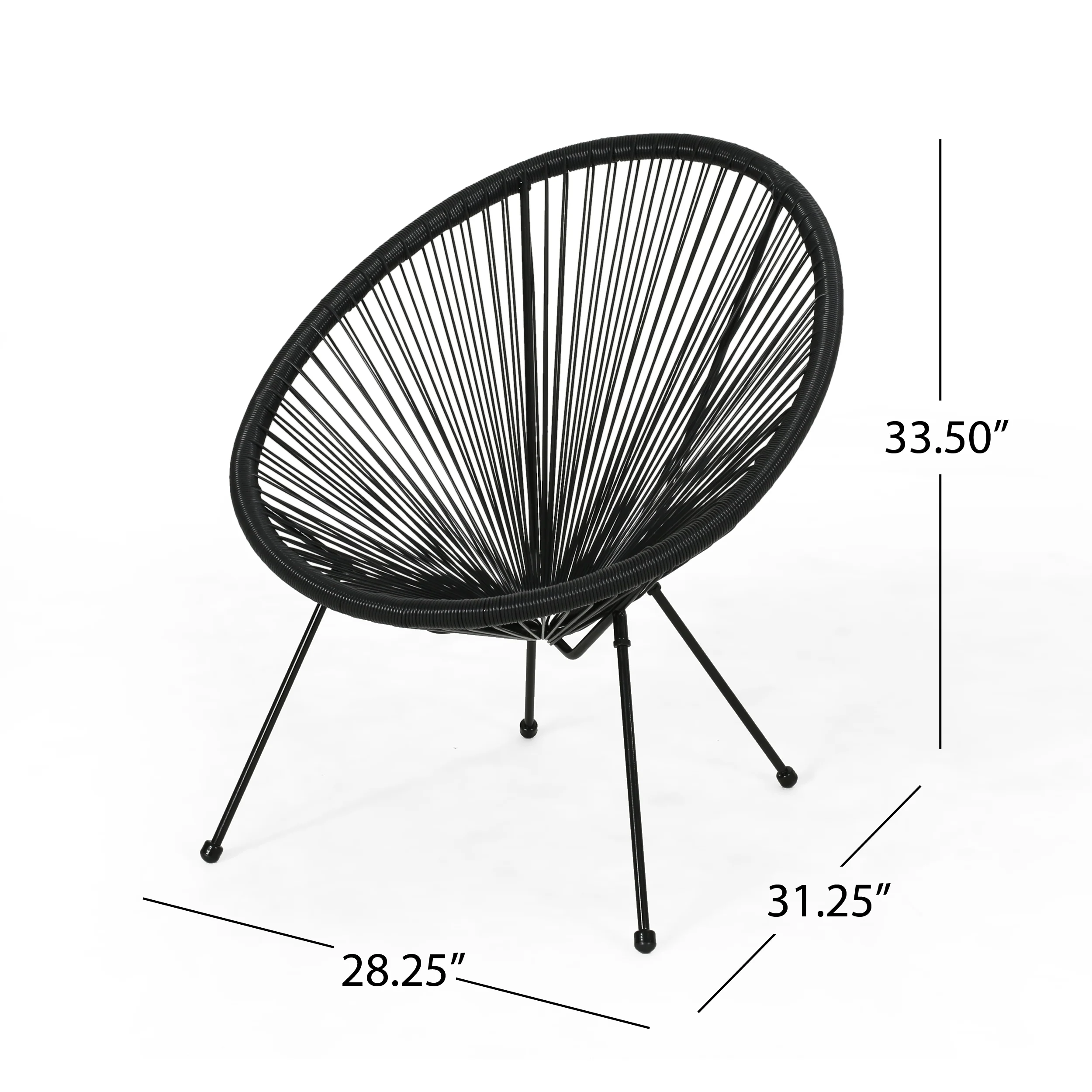 Nusa Outdoor Acapulco Woven Accent Chair - furnishings