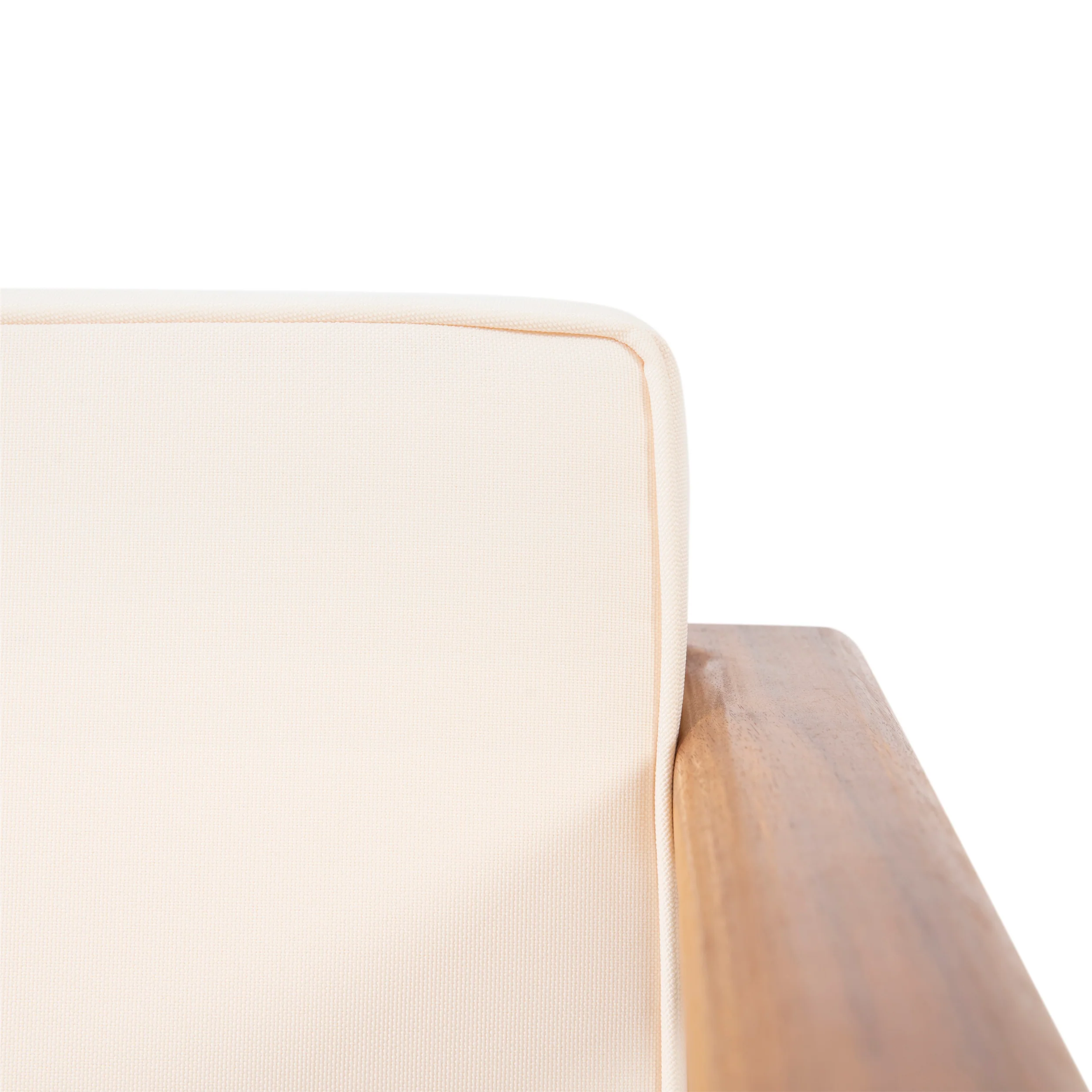 Bianca Outdoor Acacia Wood Club Chairs with Cushions - furnishings