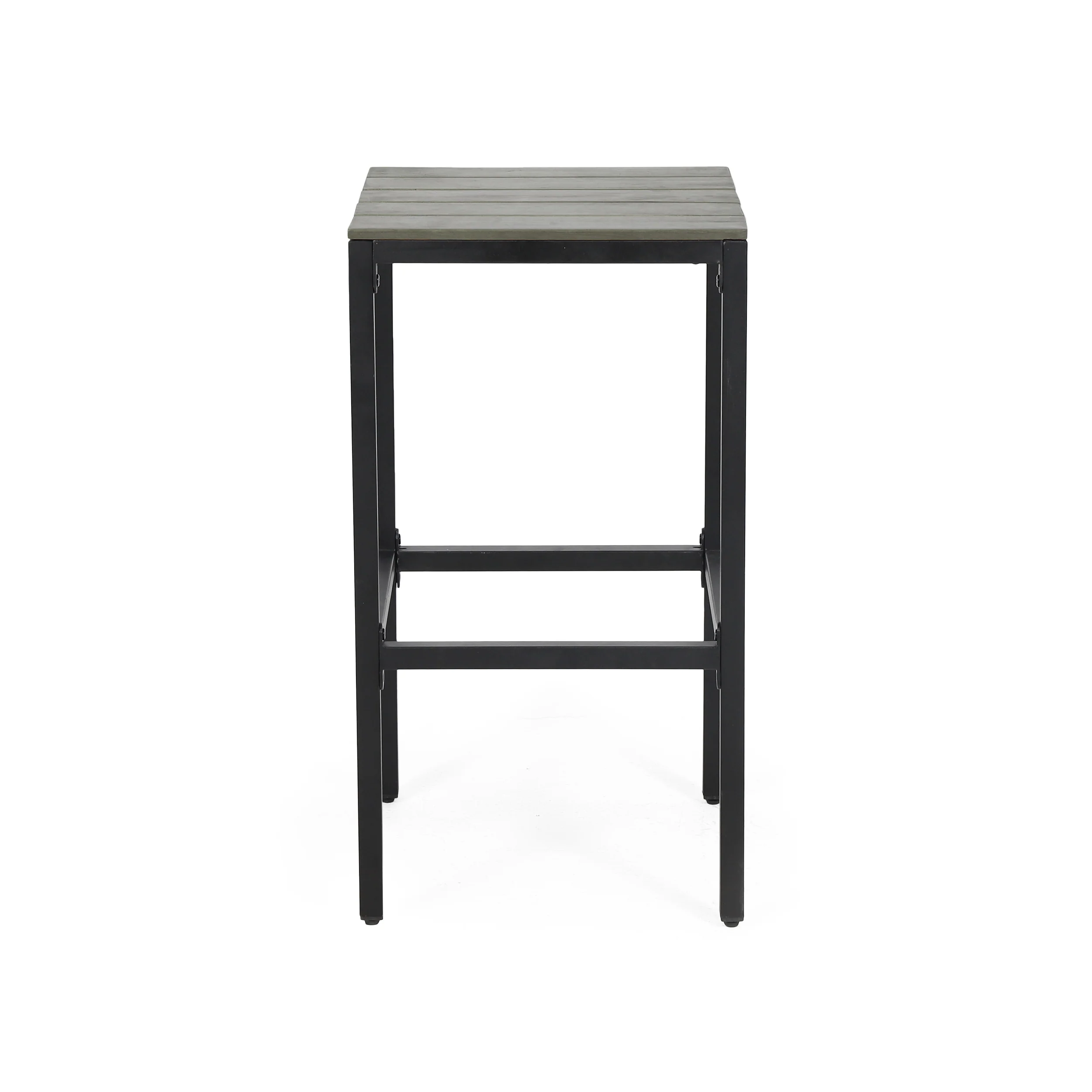 Arath Outdoor Modern Industrial 4 Seater Acacia Wood Bar Set - furnishings