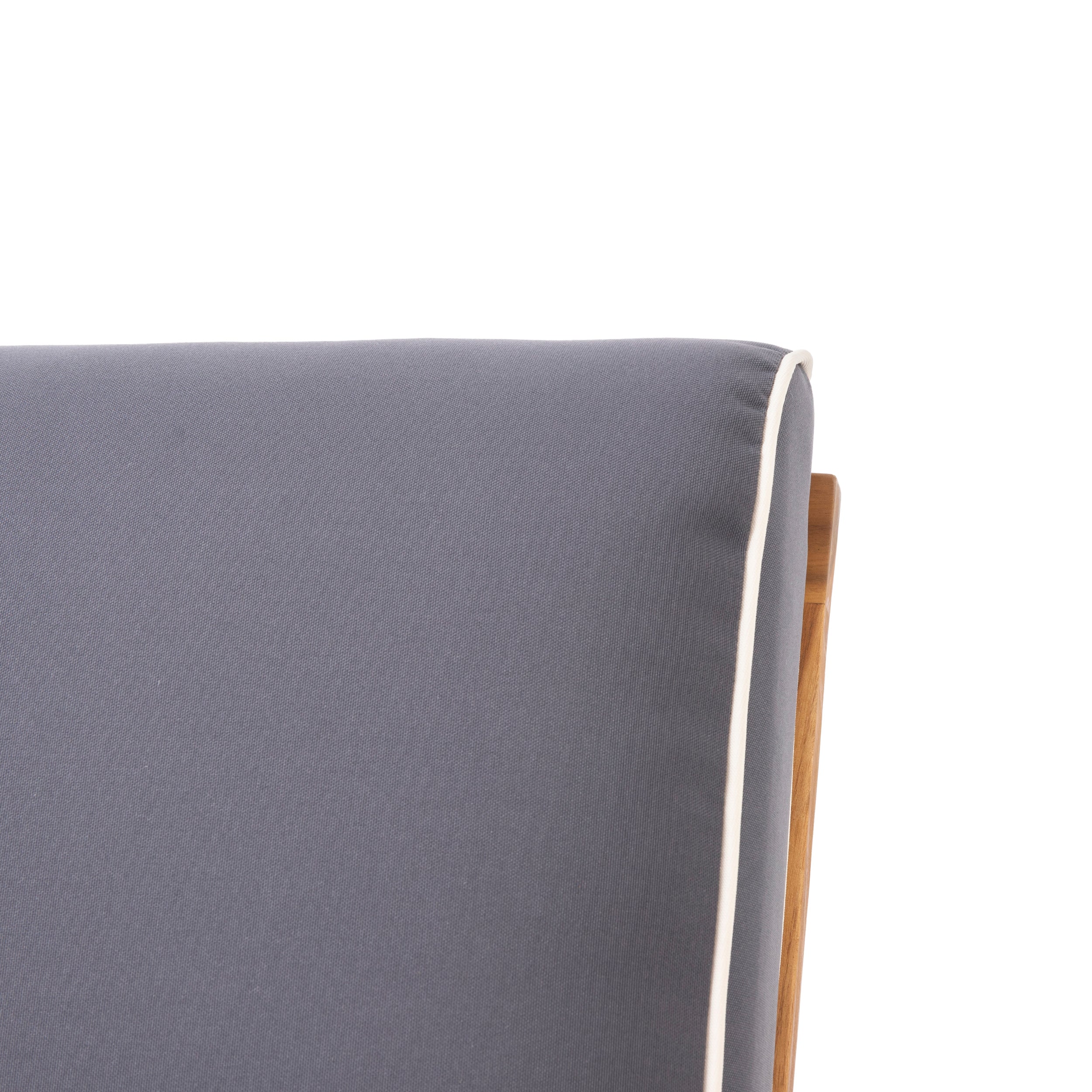 Youssef Outdoor Acacia Wood Club Chair with Cushion - furnishings