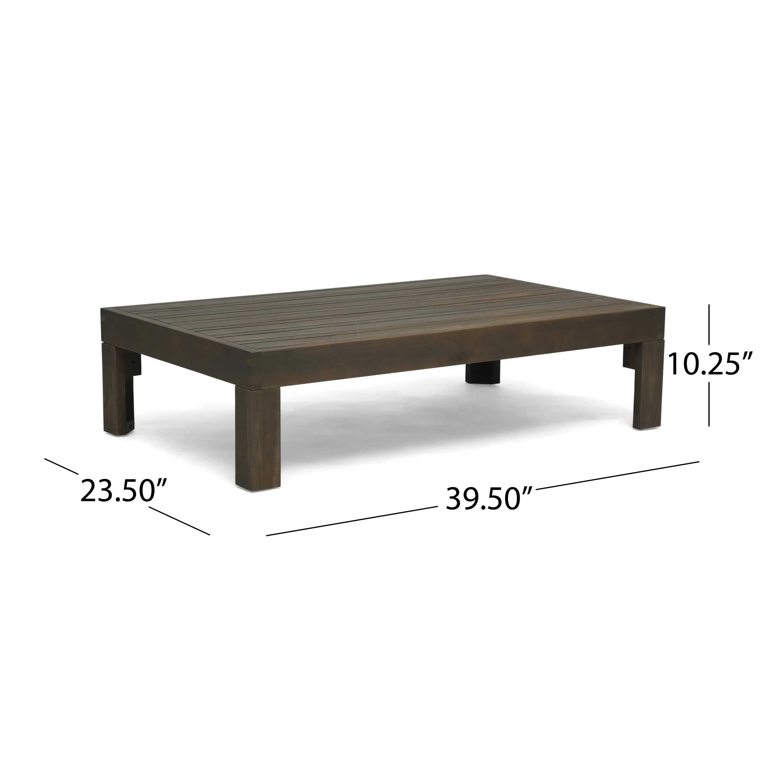 Canal Outdoor 5 Piece Acacia Wood Sofa Set - furnishings