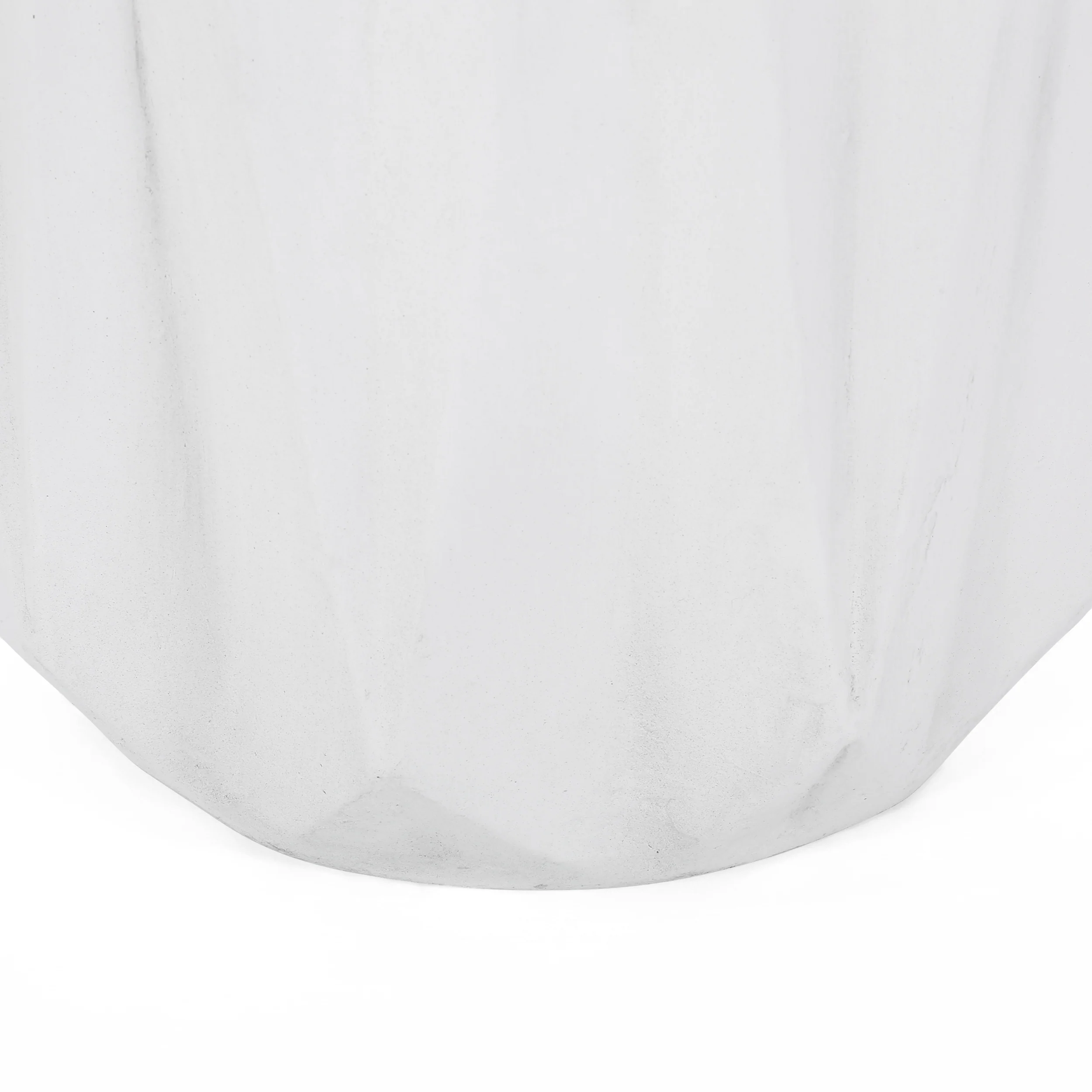 Cayce Outdoor Lightweight Concrete Side Table, Antique White - furnishings