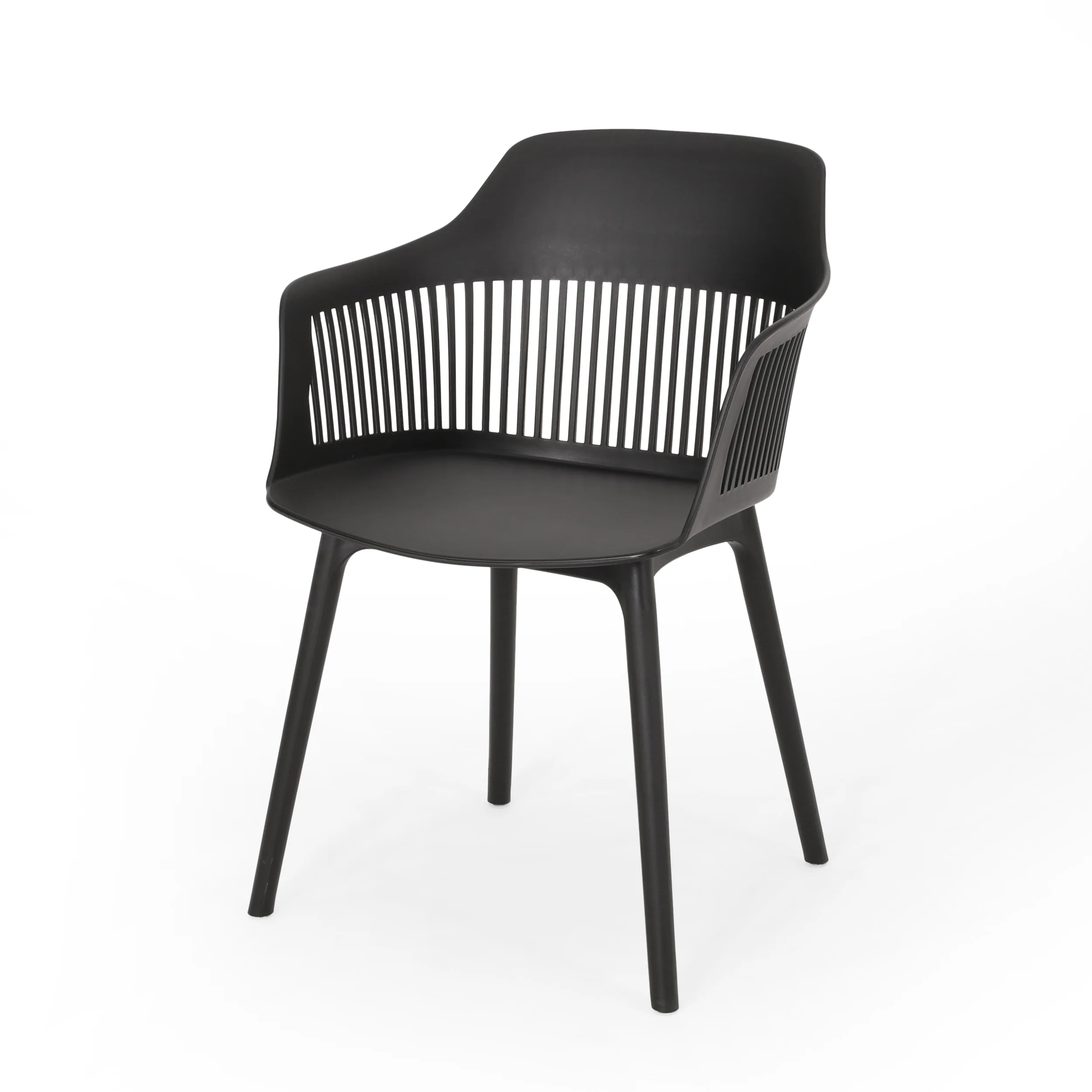 Irene Outdoor Modern Dining Chair (Set of 4) - furnishings