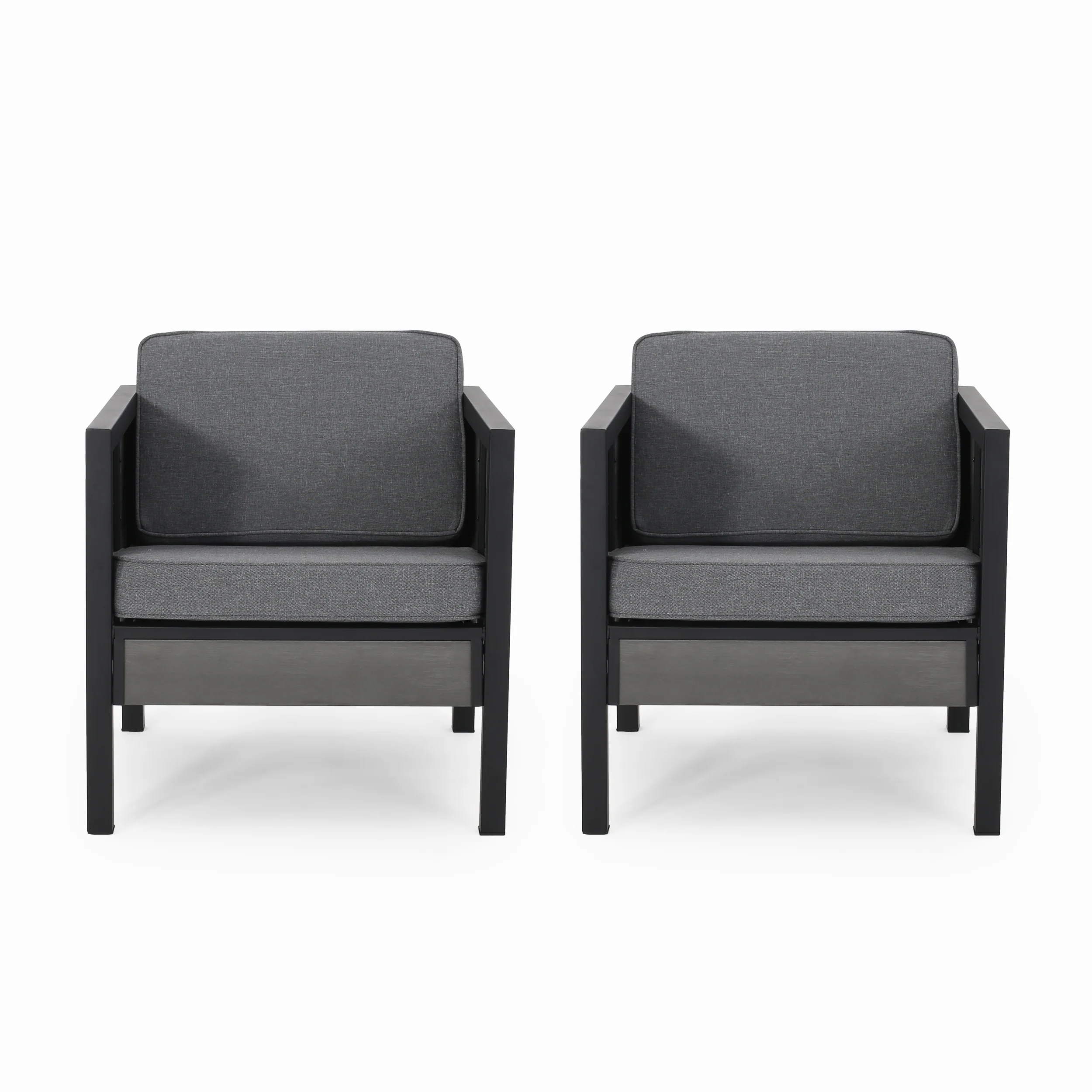 Grace Outdoor Club Chair with Cushions (Set of 2) - furnishings