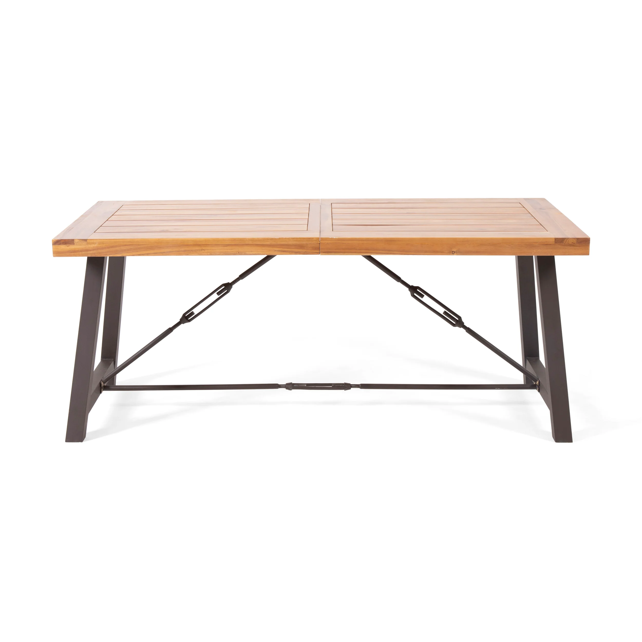 Rosario Modern Industrial Dining Table - furnishings
