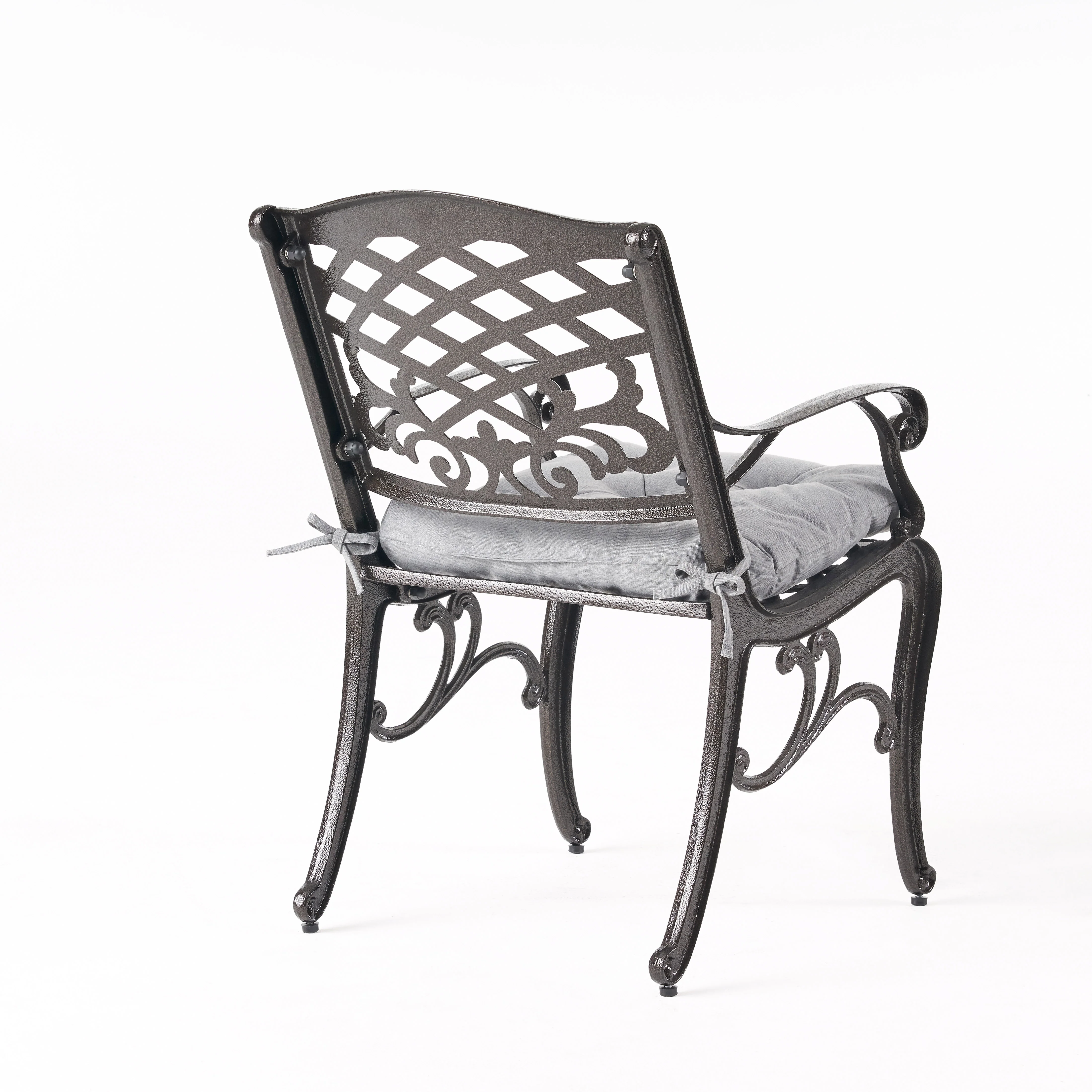 Laura Outdoor Dining Chair with Cushion (Set of 2) - furnishings