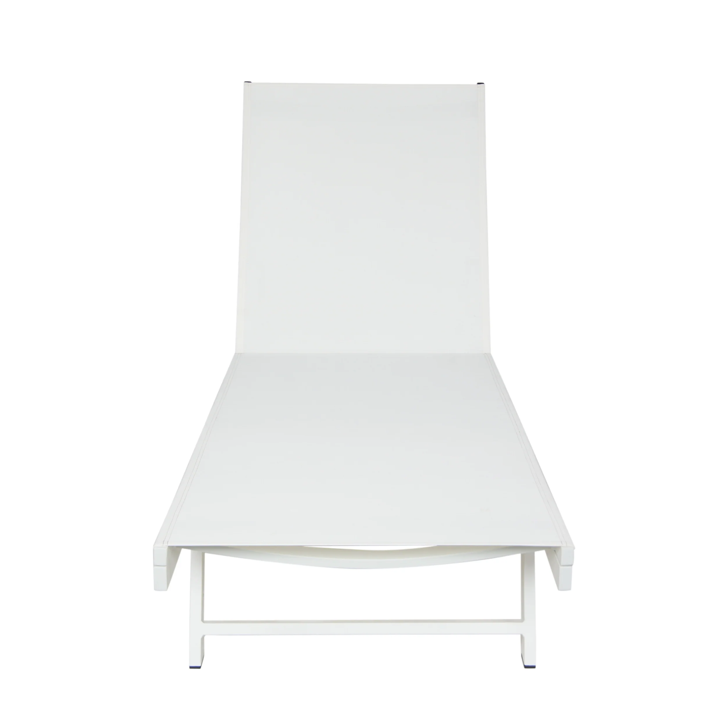 Randy Outdoor Aluminum and Mesh Chaise Lounge (Set of 4), White - furnishings