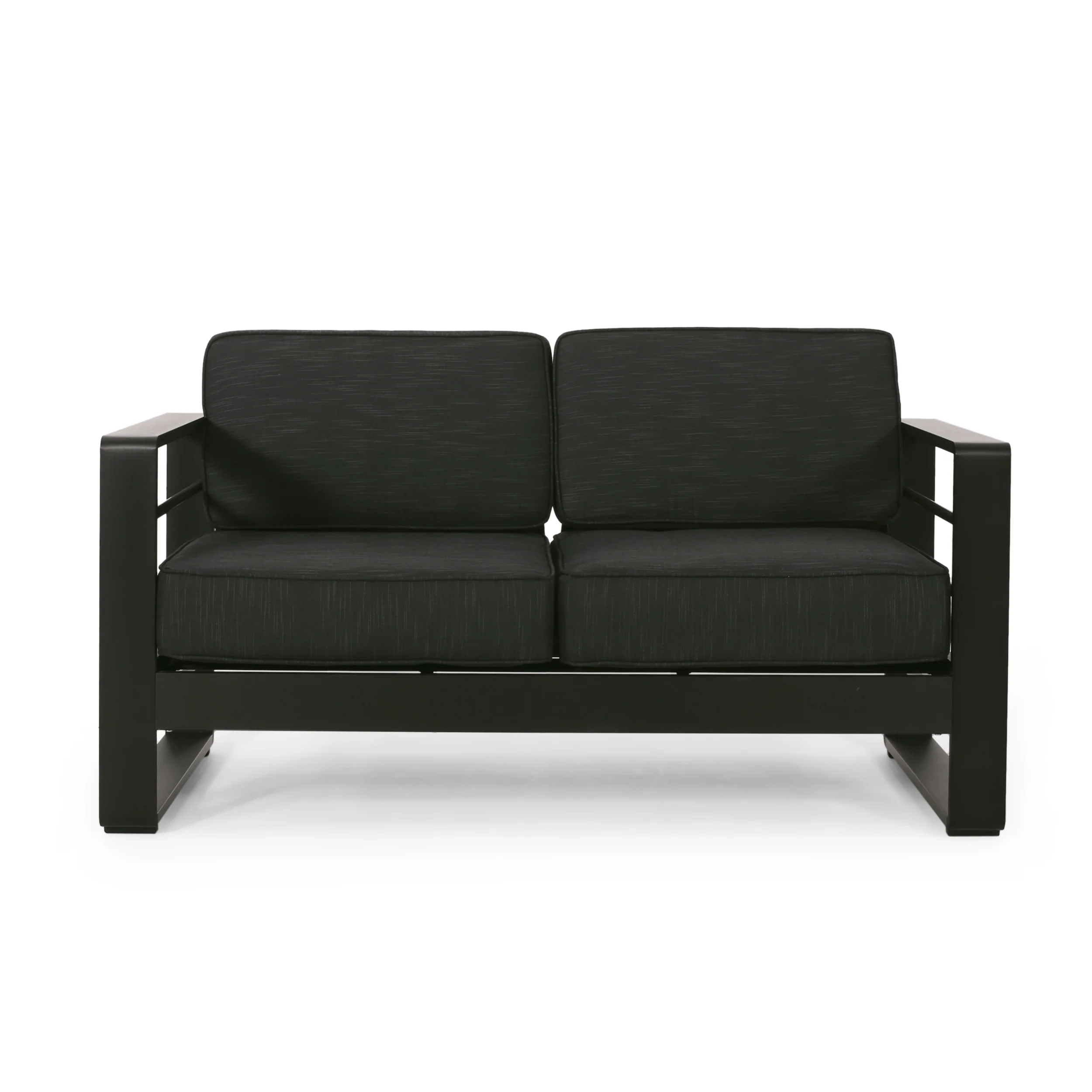 Gadd Outdoor Aluminum 4 Seater Chat Set with Fire Pit - furnishings