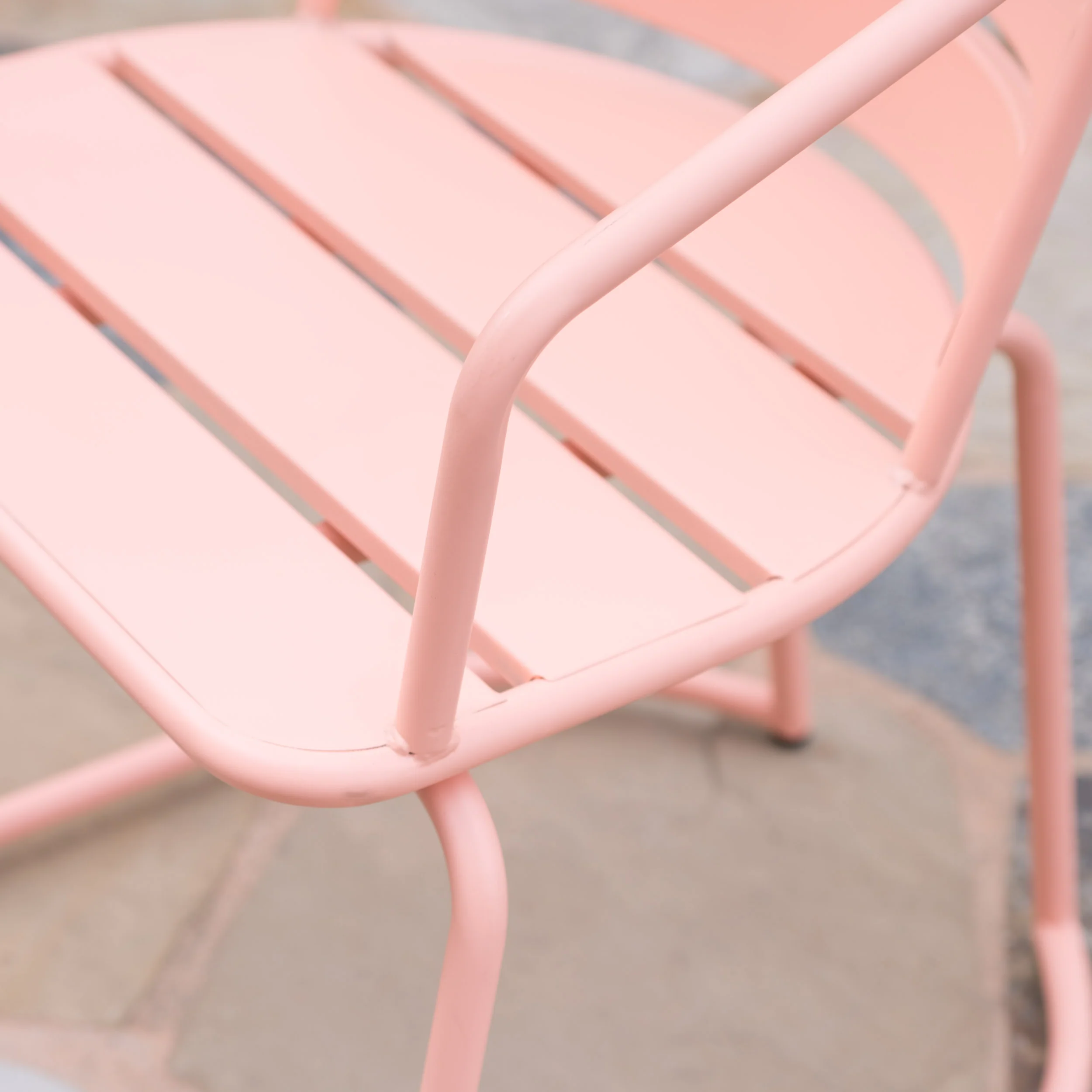 Santa Monica Outdoor Finished Iron Bistro Set - furnishings