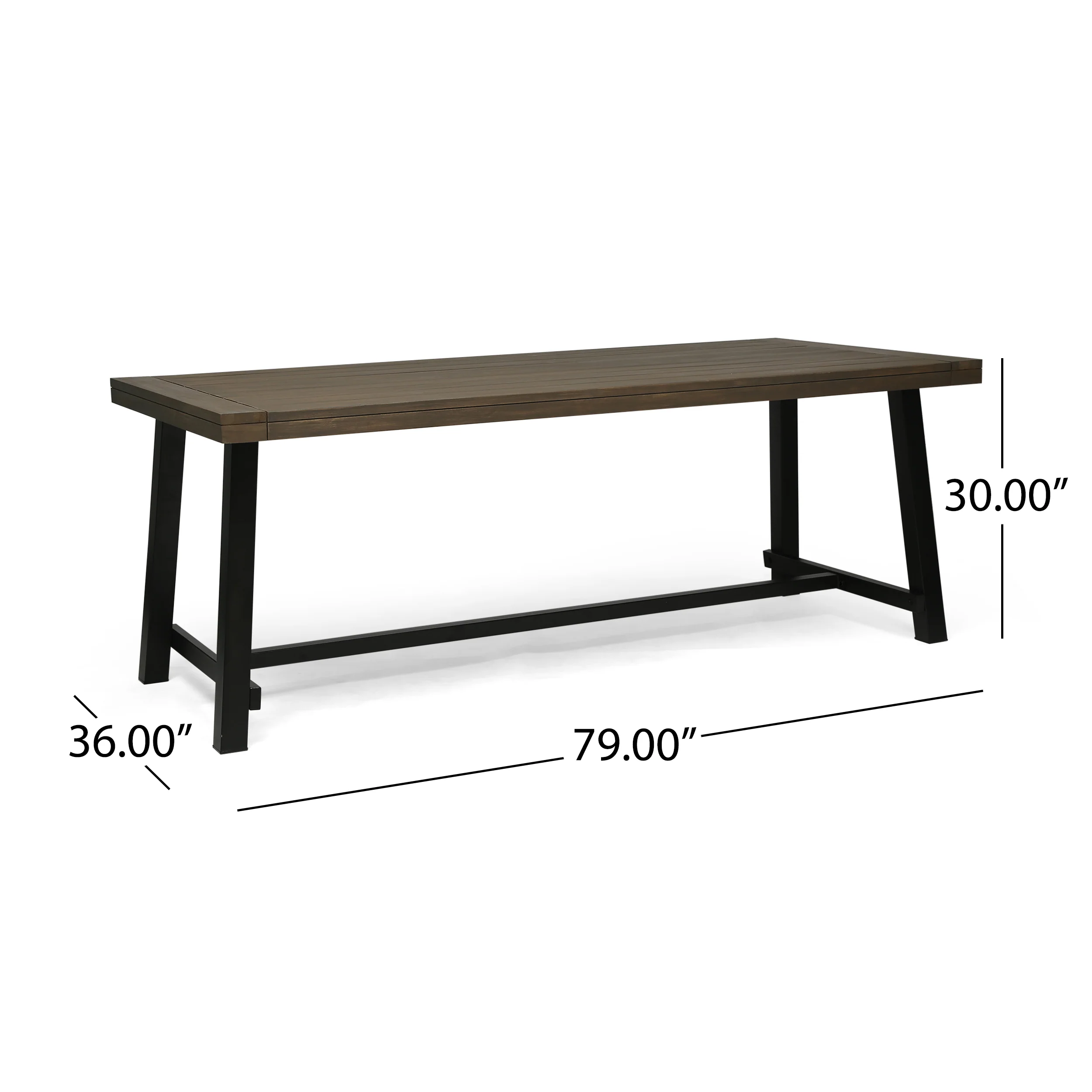 Bowman Outdoor Eight Seater Dining Table - furnishings