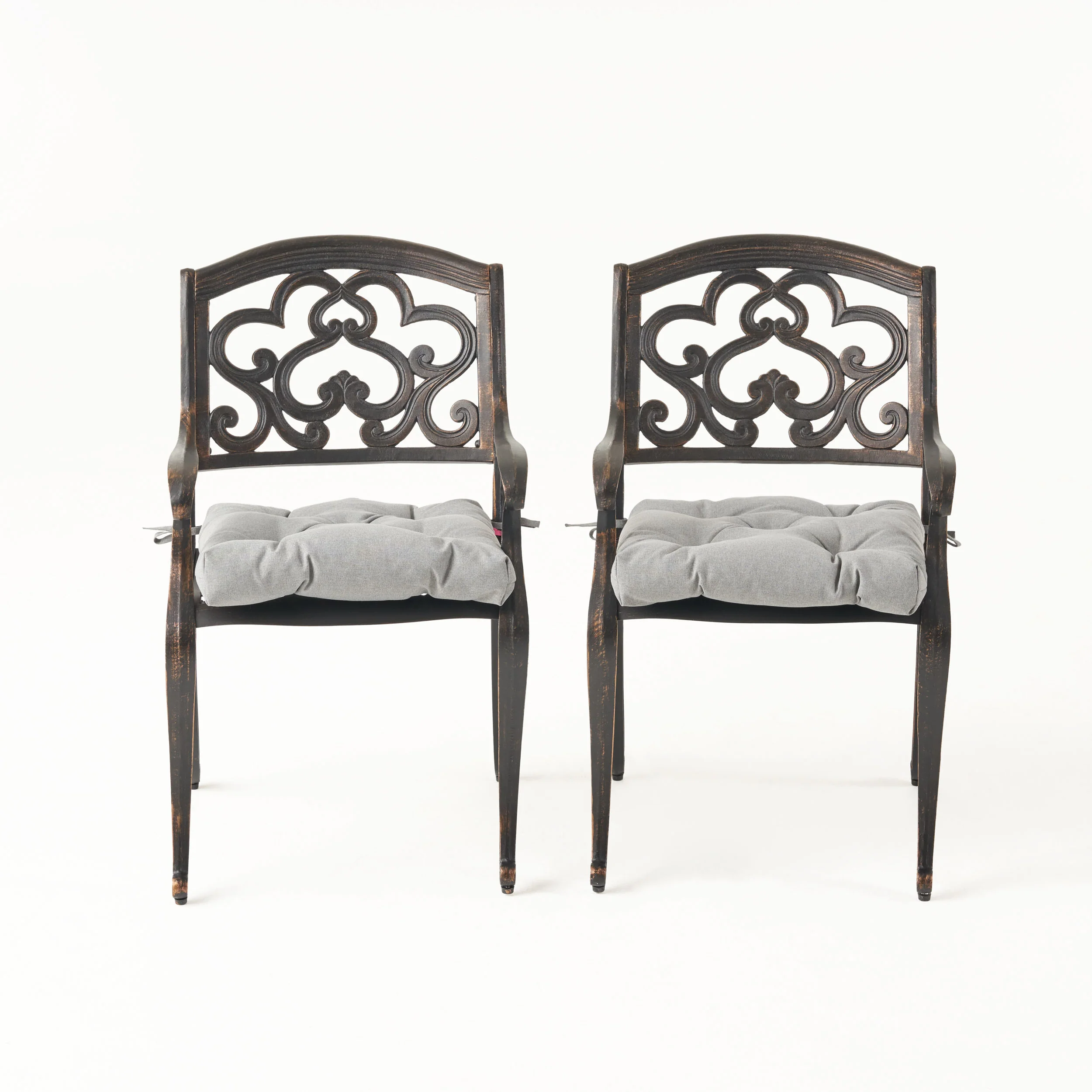 Carlton Outdoor Dining Chair with Cushion (Set of 2) - furnishings