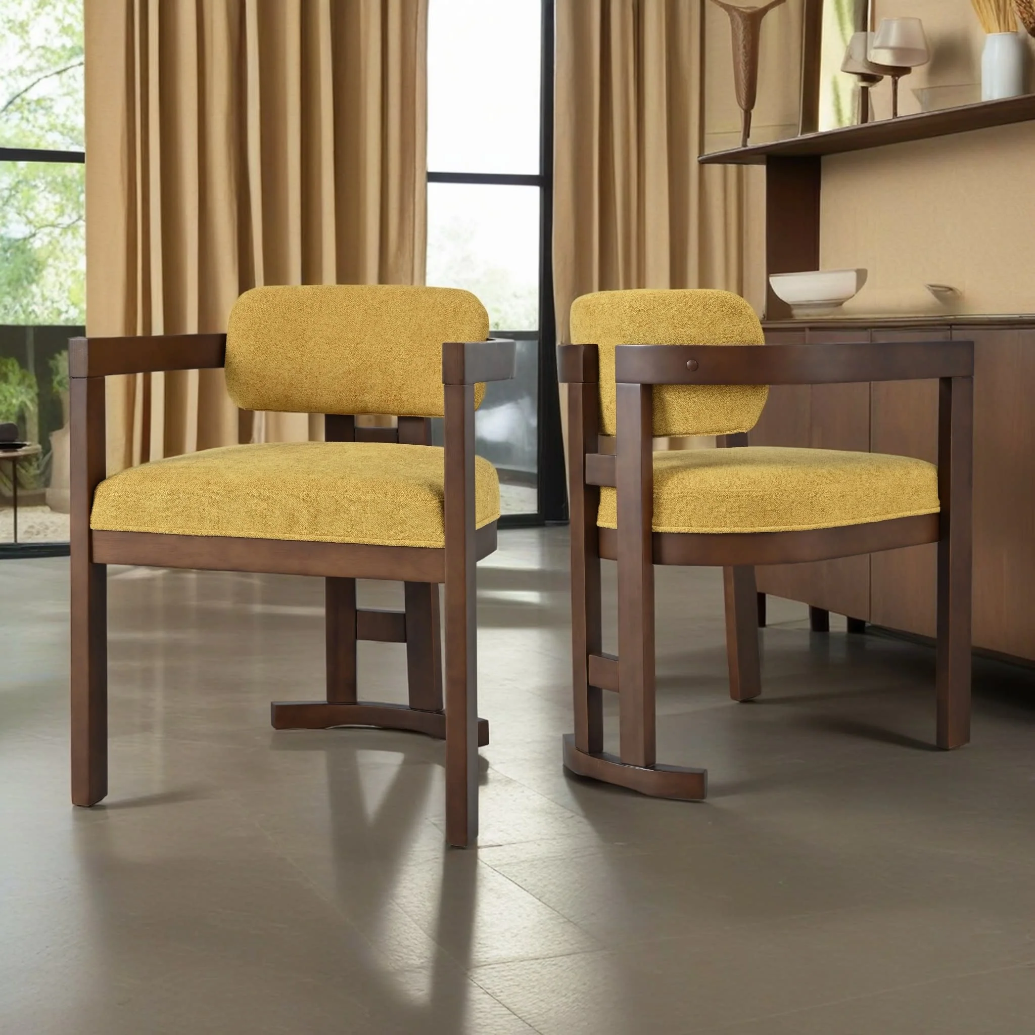 Elow Modern C-Shaped End Table - furnishings