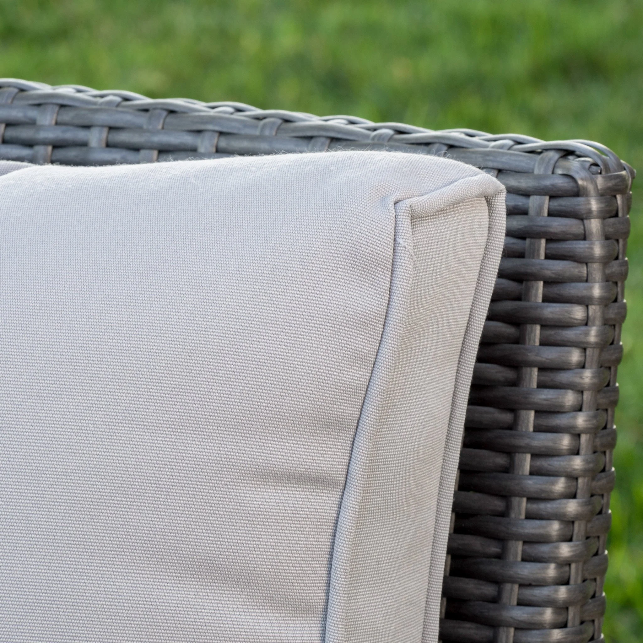 Bleecker Outdoor Wicker Club Chair with Cushion, Set of 2 - furnishings