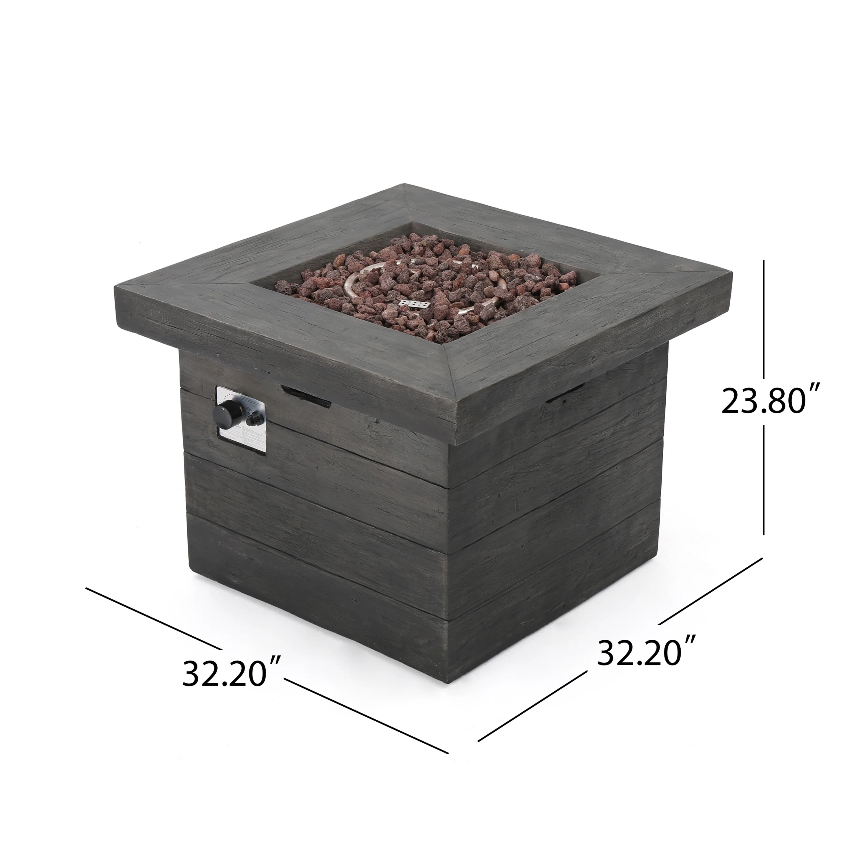 Venice 4-Seater Outdoor Fire Pit Chat Set - furnishings