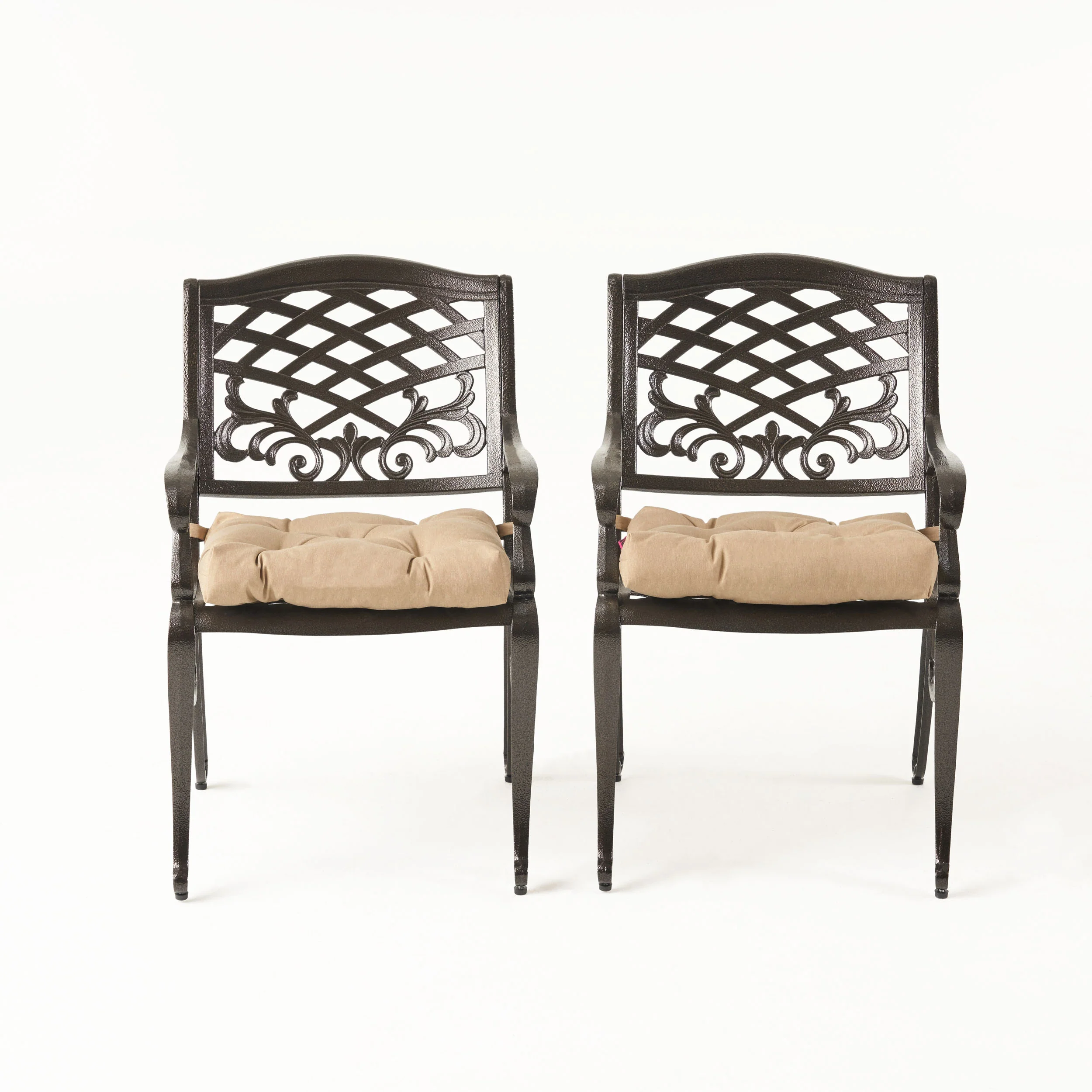 Juel Outdoor Dining Chair with Cushion (Set of 2) - furnishings