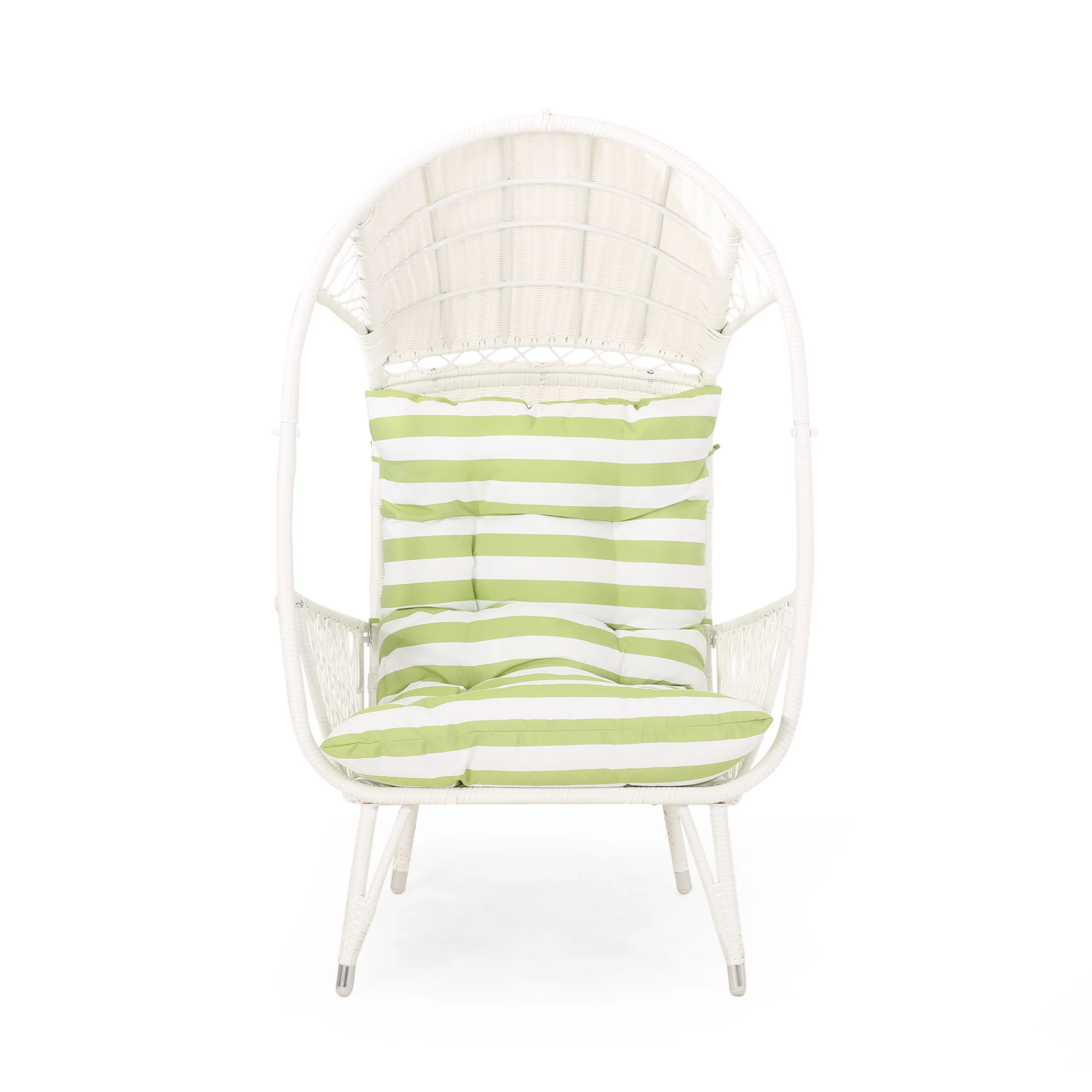 Primo Outdoor Wicker Freestanding Basket Chair - furnishings