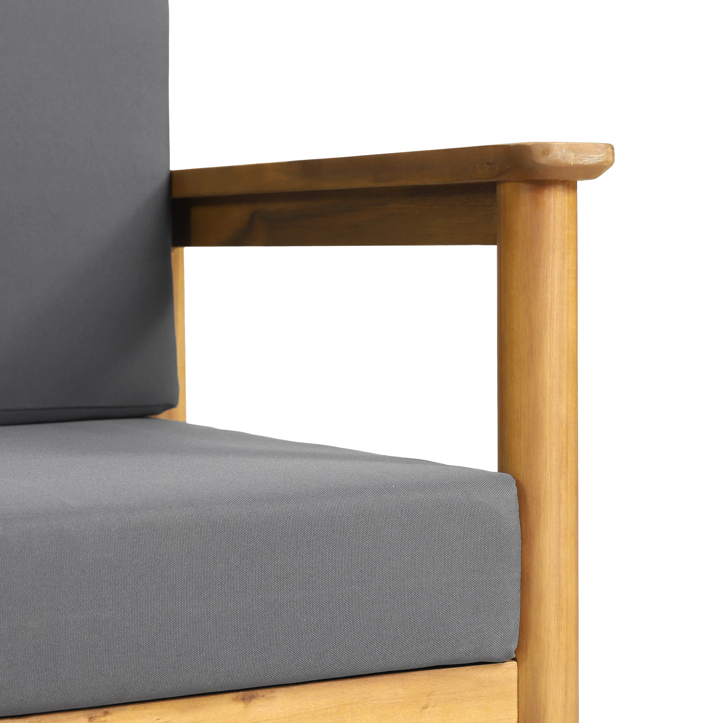 Plumb Outdoor Acacia Wood 4 Seater Chat Set - furnishings