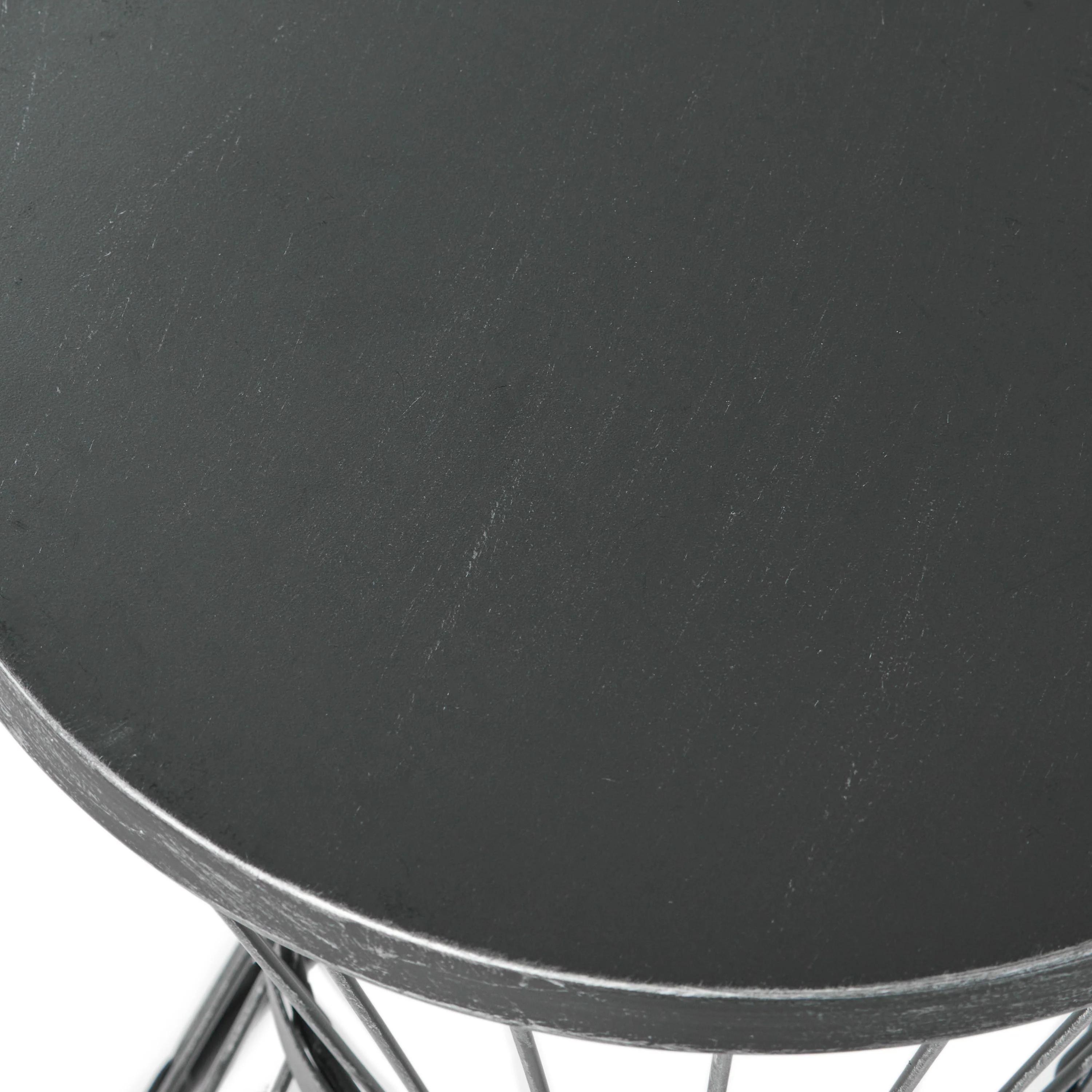 Fern Outdoor 16 Inch Iron Side Table - furnishings