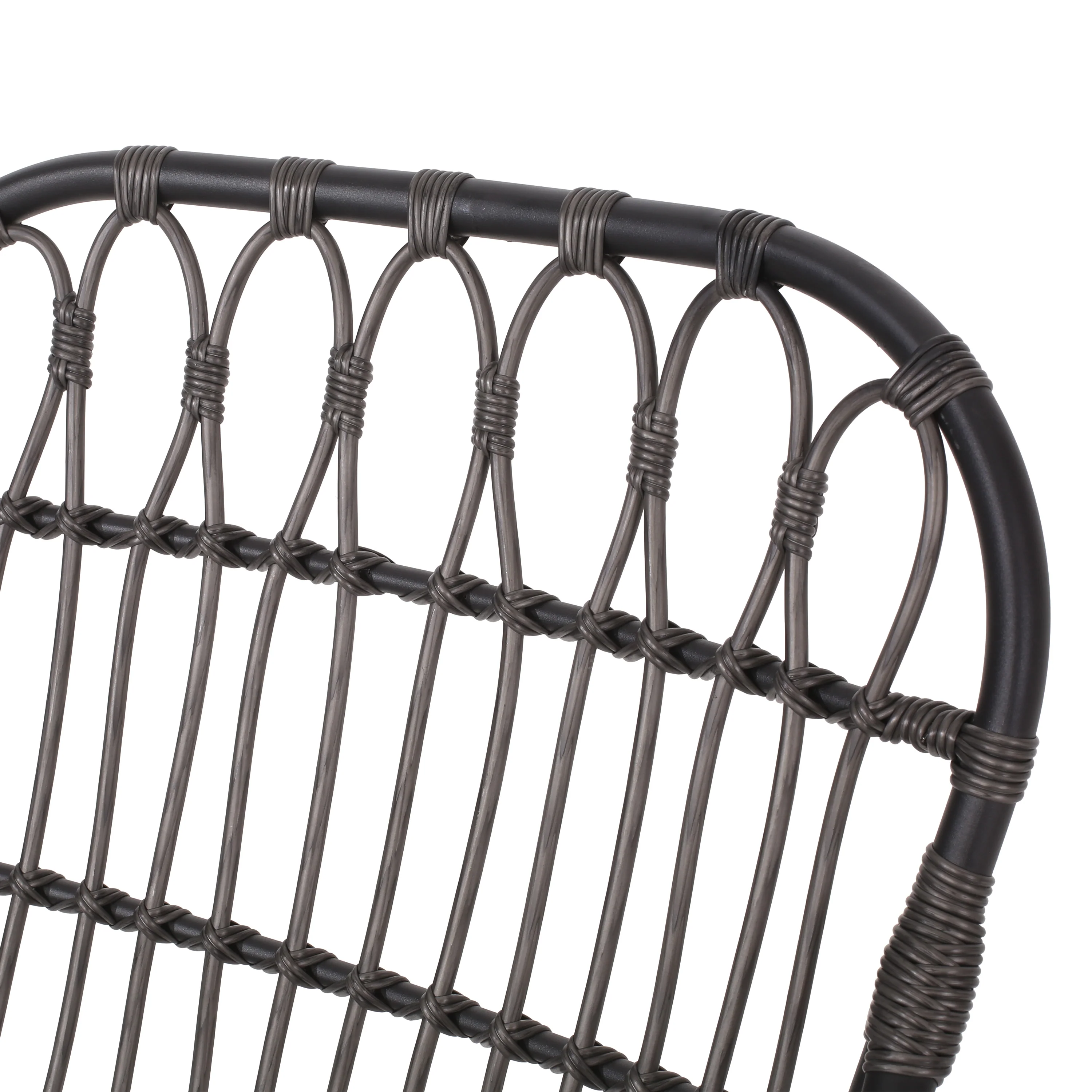 Barrister Outdoor Wicker Accent Chairs, Set of 2 - furnishings