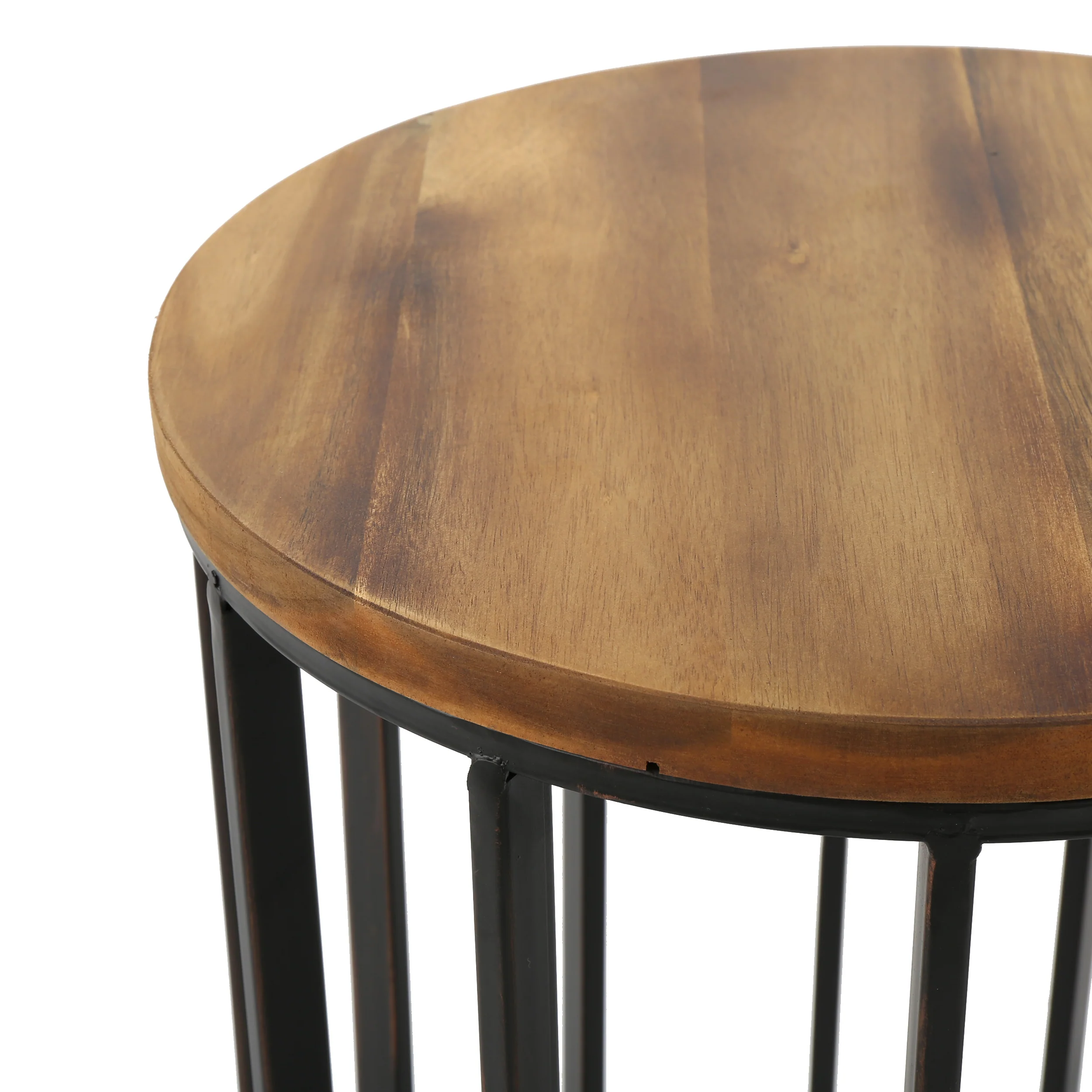 Colburn Outdoor Natural Finished Acacia Wood 15-inch Accent Table - furnishings