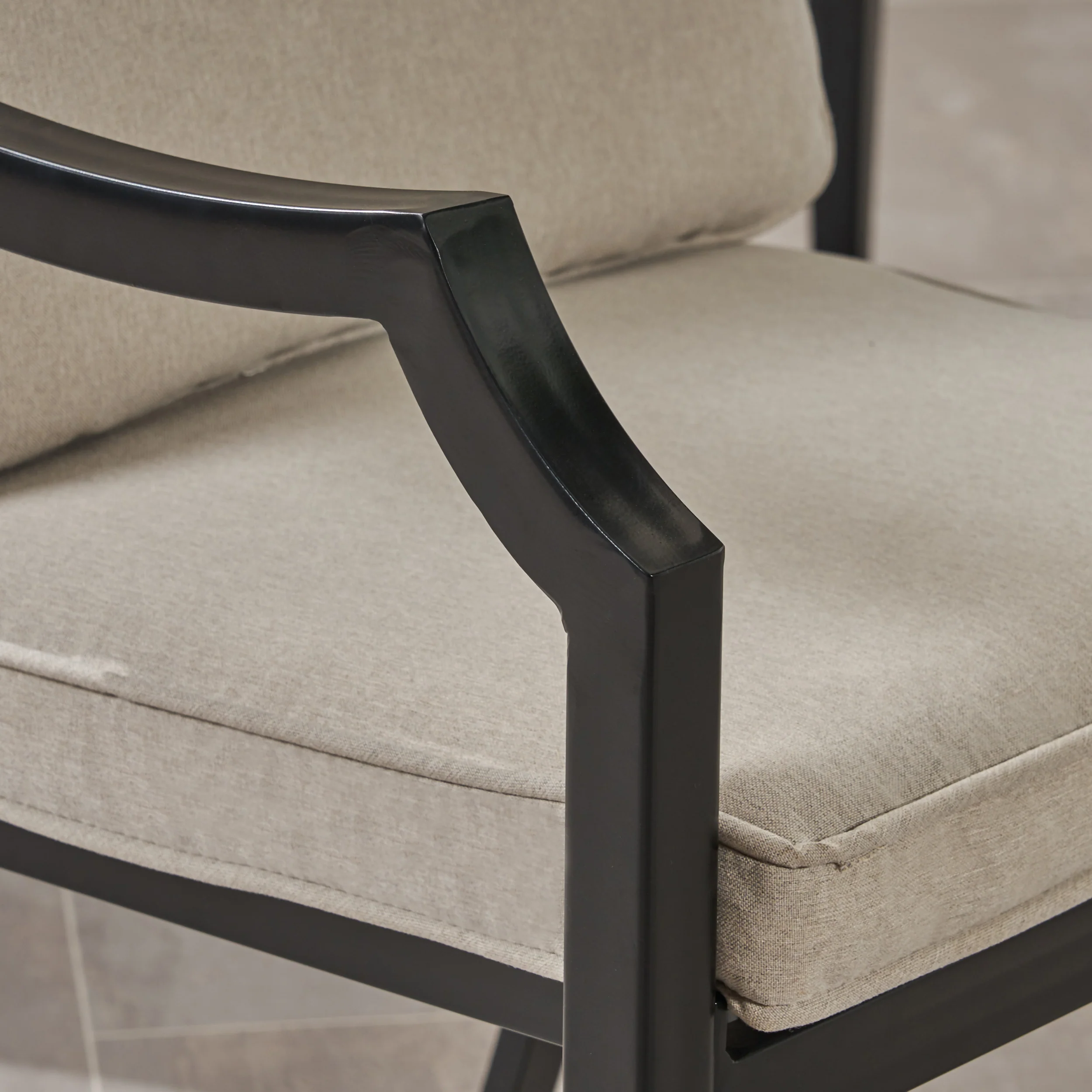 Carlson Diego Outdoor Aluminum Dining Chairs with Cushions (Set of 2) - furnishings