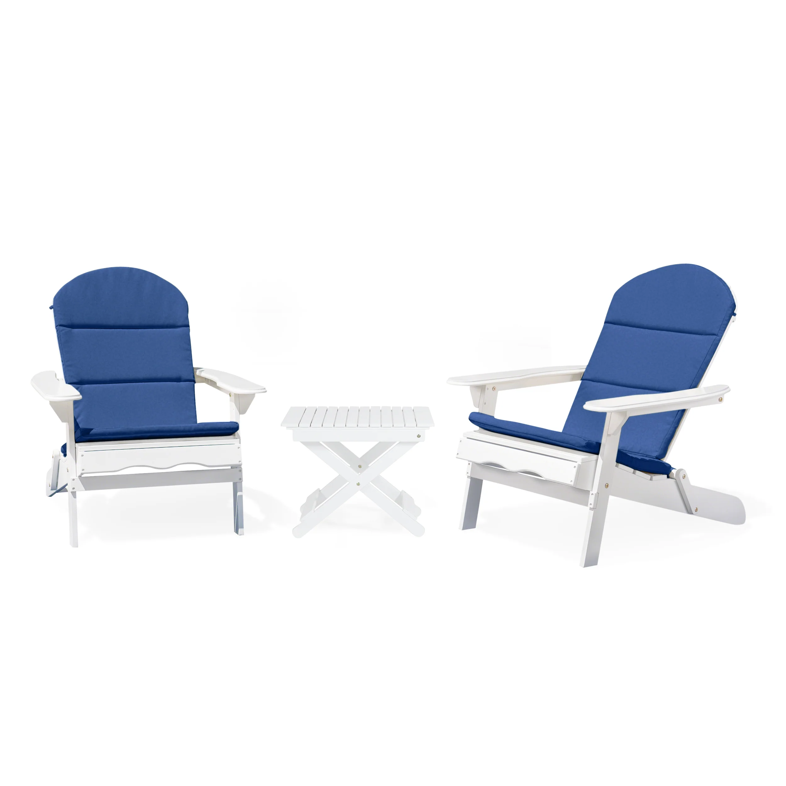 Reed Outdoor 2 Seater Acacia Wood Chat Set with Water Resistant Cushions - furnishings