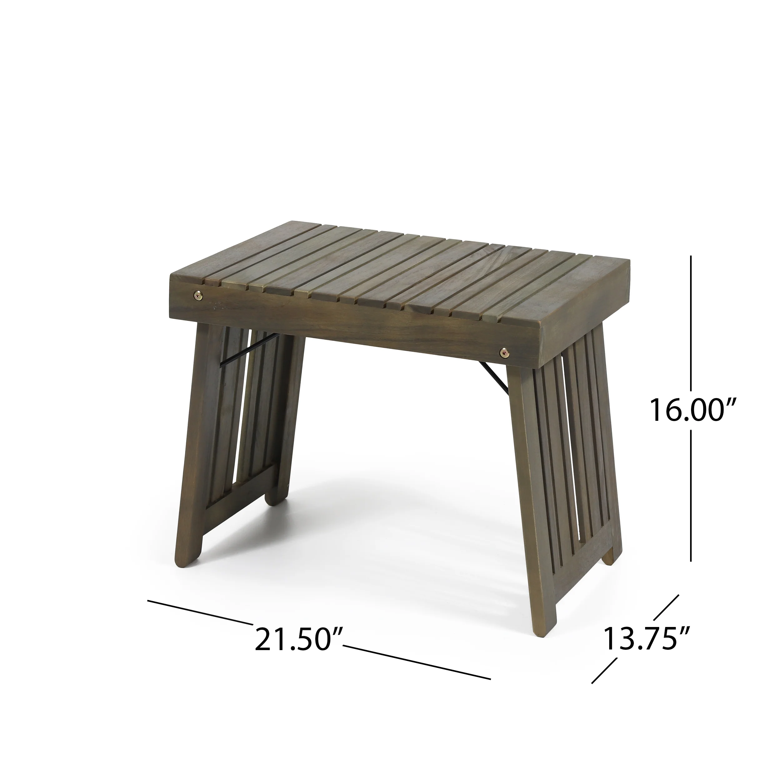 Addisyn Outdoor Acacia Wood 3 Piece Chaise Lounge Set - furnishings