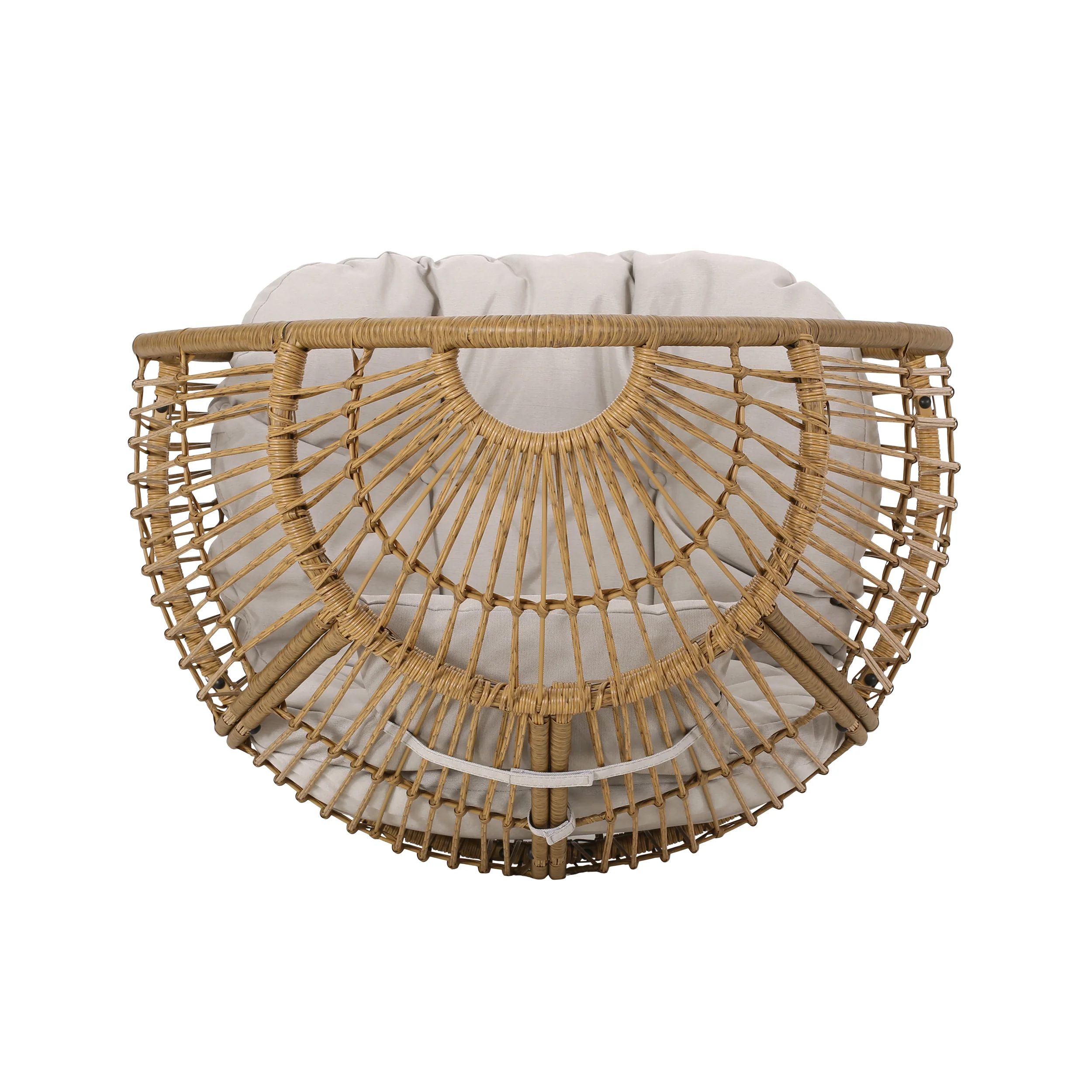 Kabella Outdoor Wicker Freestanding Teardrop / Egg Chair - furnishings