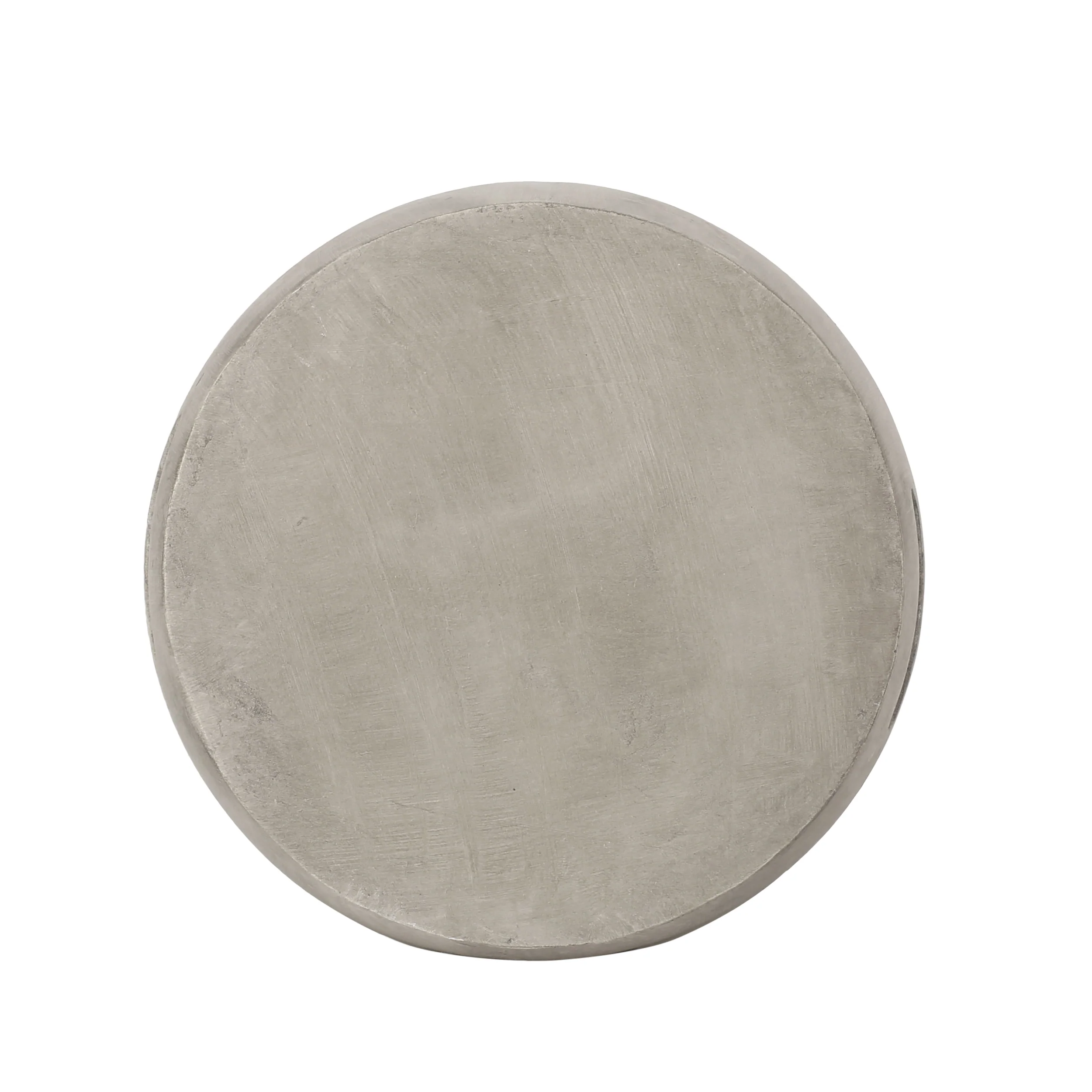 Riggs Outdoor Contemporary Lightweight Concrete Accent Side Table - furnishings