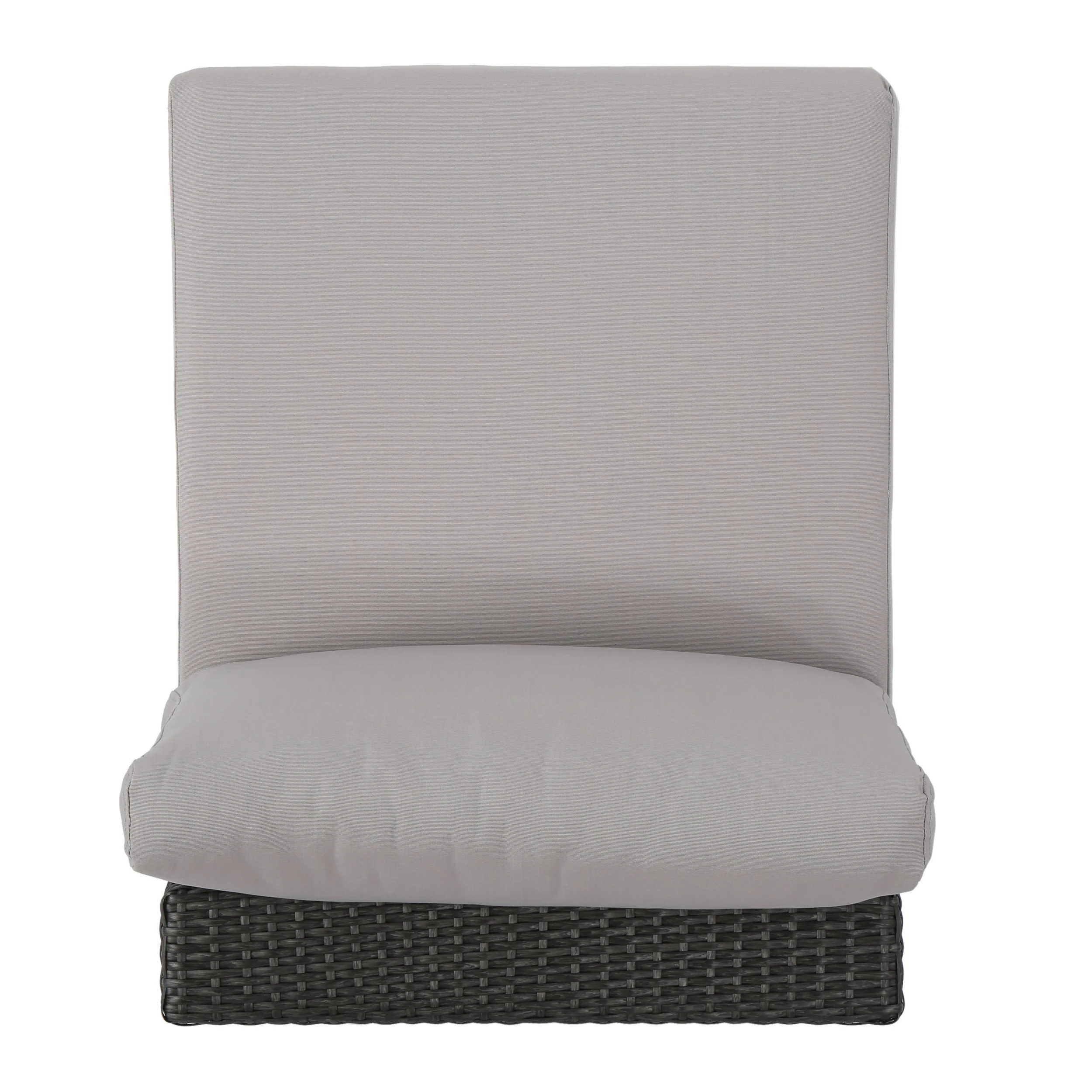 Francisco Outdoor Wicker Sectional Sofa Seat w/ Cushions - furnishings
