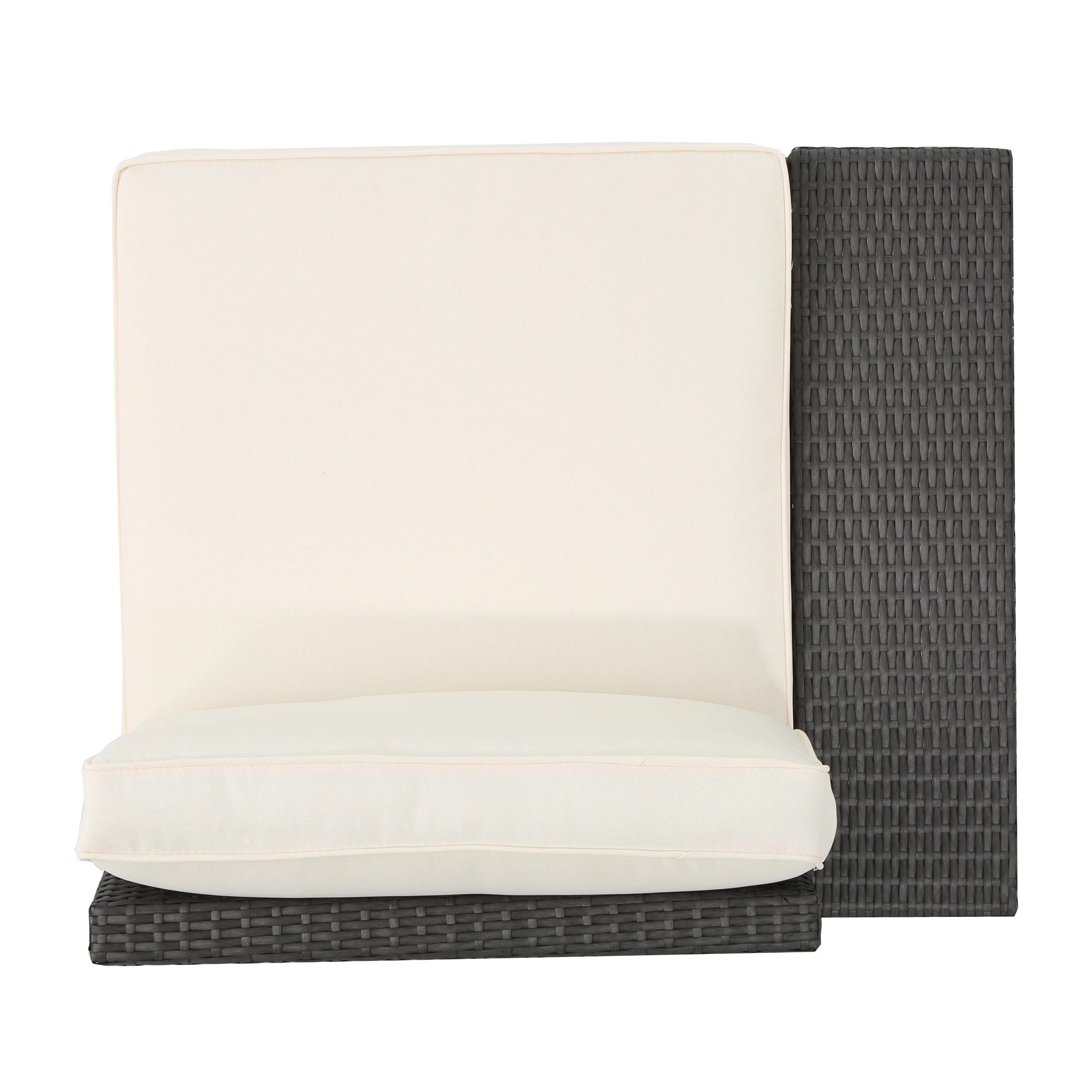 Reddington 7pc Outdoor Grey Wicker Sofa Set w/ Cushions - furnishings