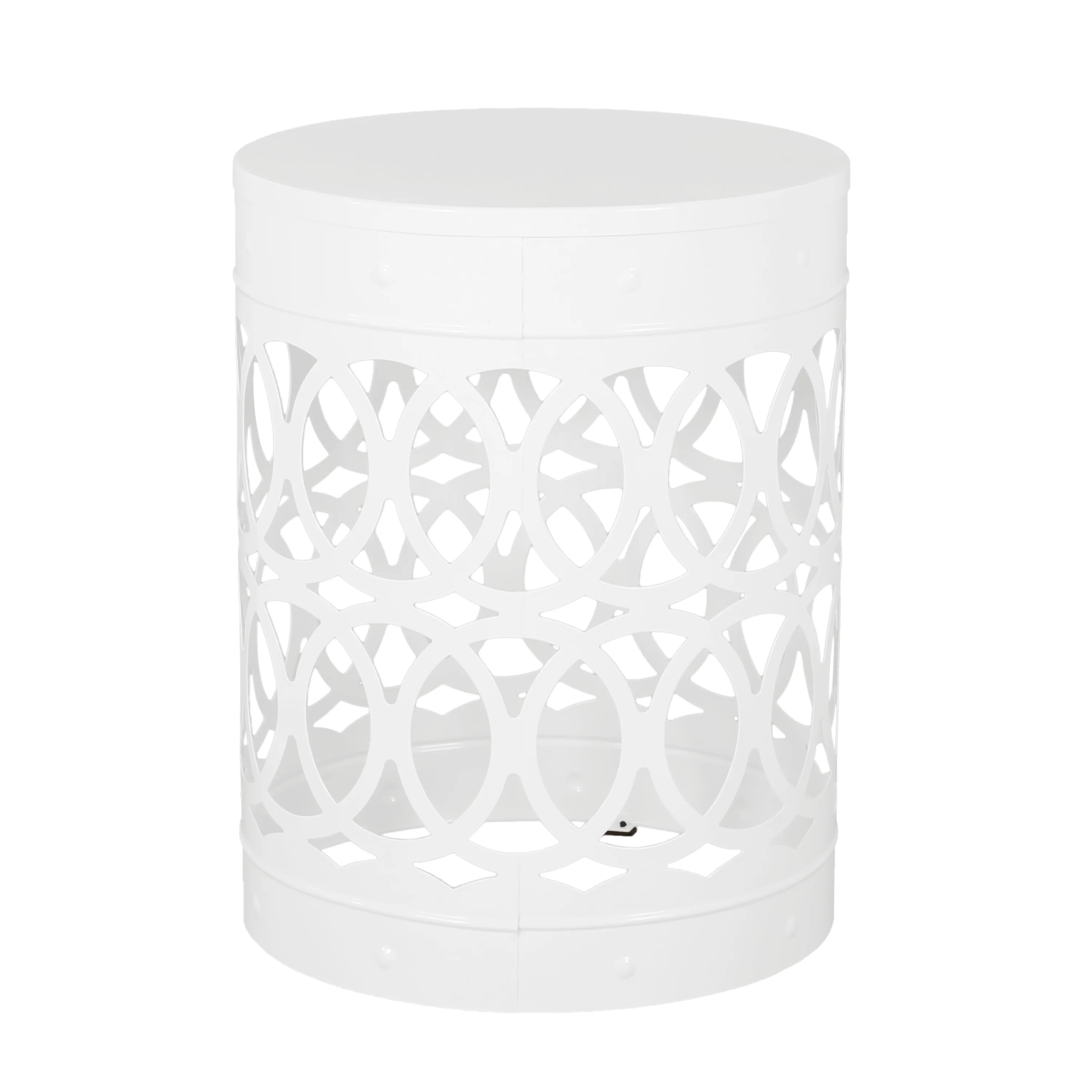 Pellerin Outdoor Metal Side Tables, Set of 2 - furnishings