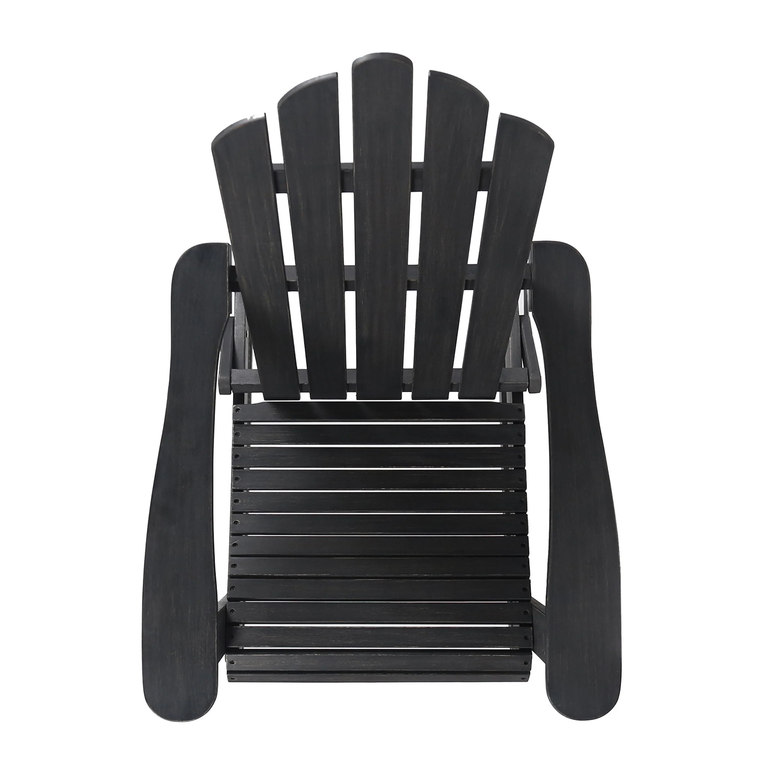 Cara Outdoor Acacia Wood Folding Adirondack Chair - furnishings